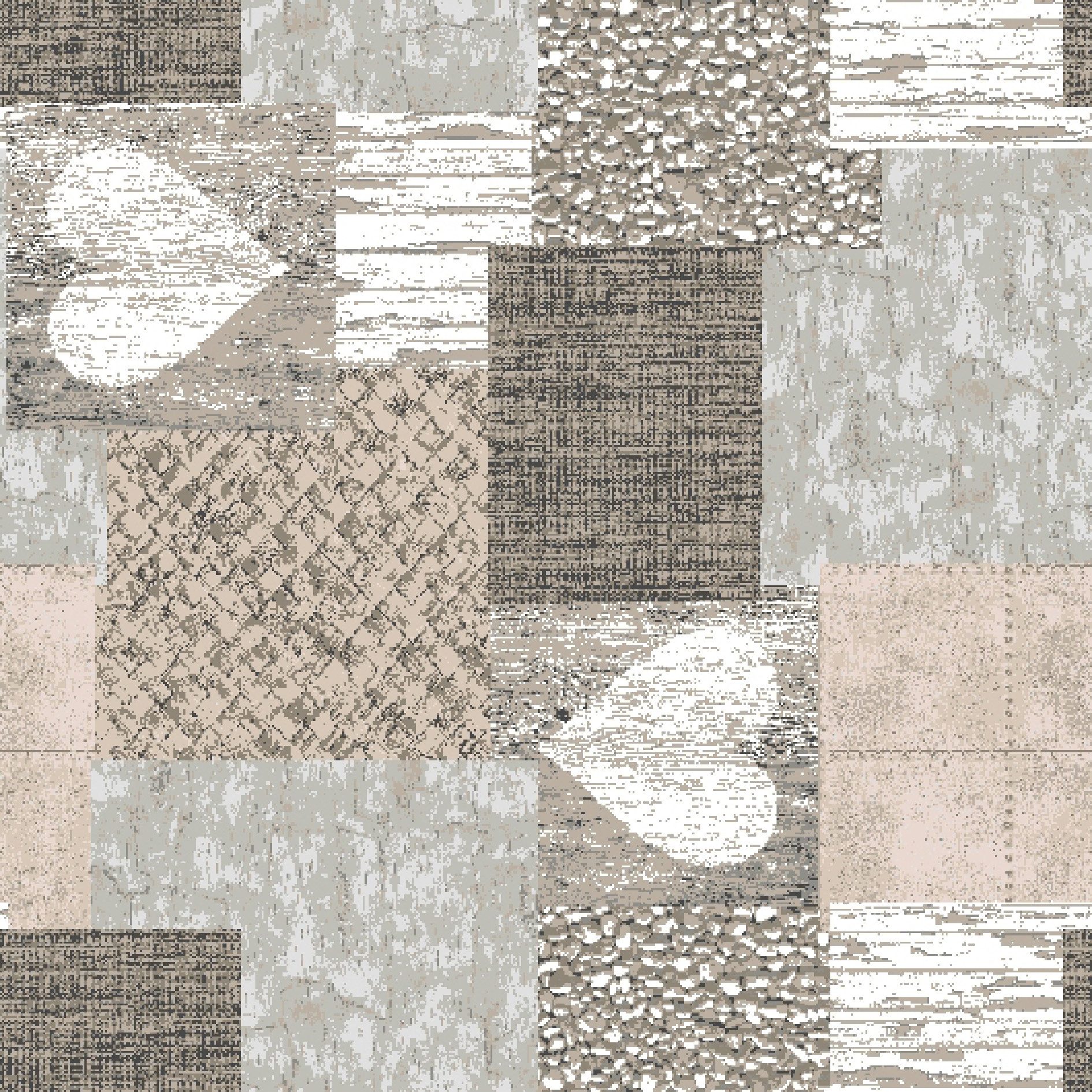 Delindo Lifestyle Tagesdecke Herzen, Patchwork Bettüberwurf, weich wattiert und aufwändig gesteppt – Bild 3 von 5