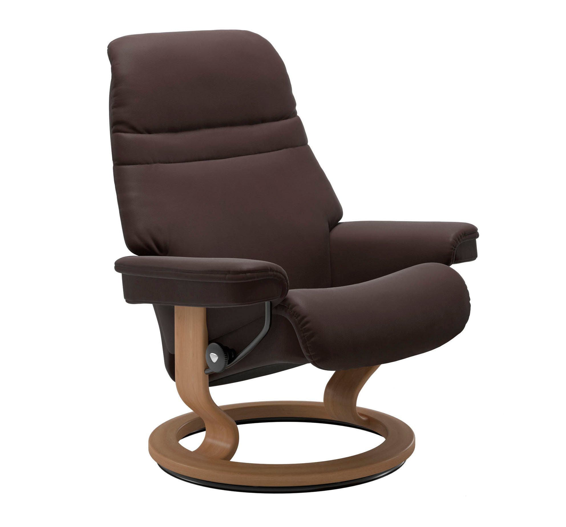 Eiche Gestell Sunrise, Base, Größe Stressless® Classic Relaxsessel mit M,