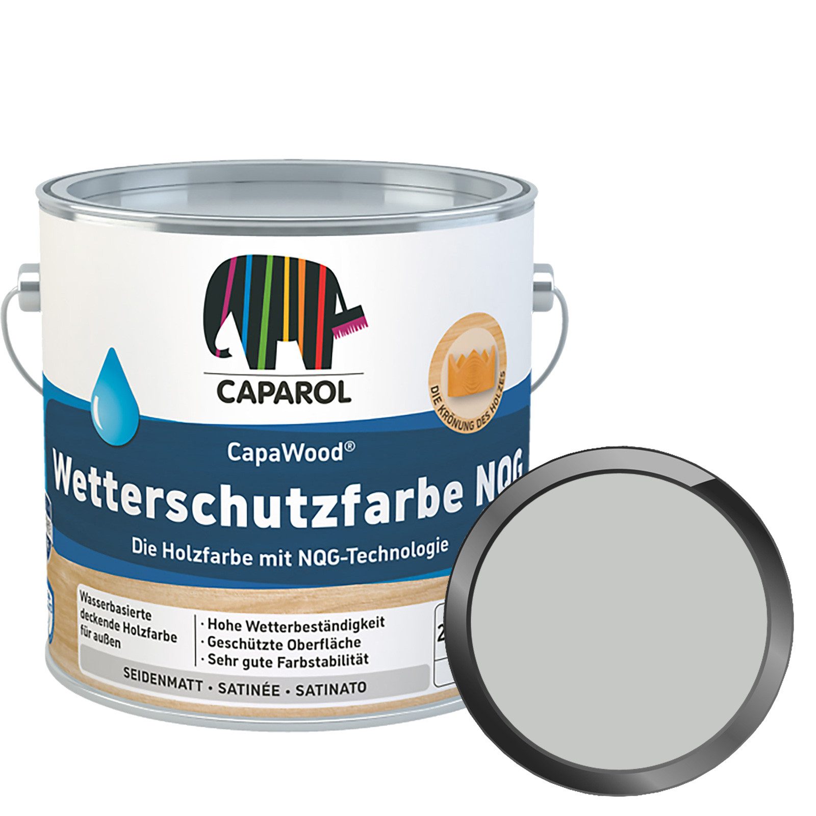 Caparol Wetterschutzfarbe Capawood Wetterschutzfarbe NQG - 2.5 Ltr