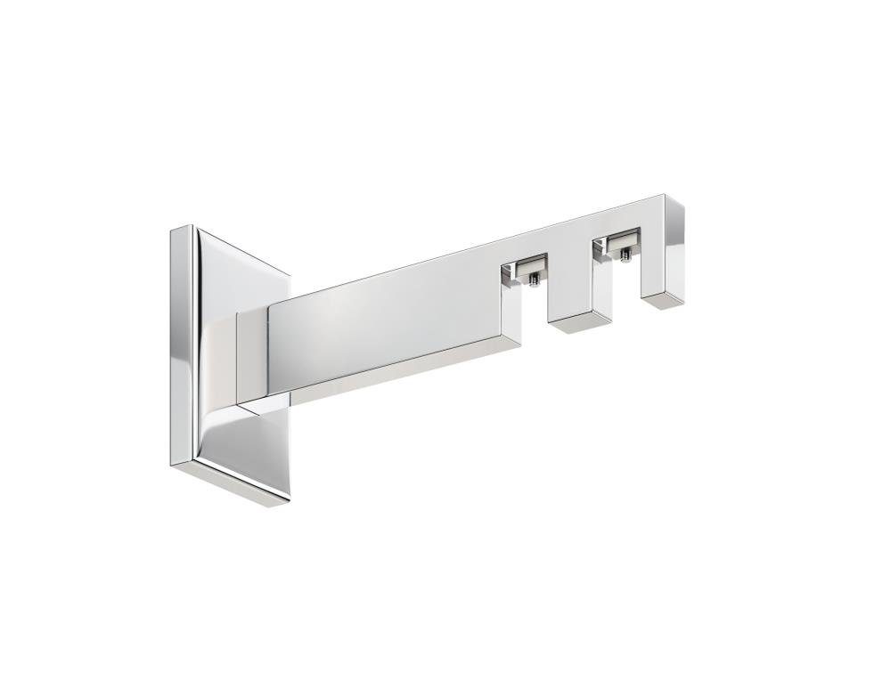 DécoProfi Innenlaufschiene Gardinenstange eckig LONG 2-läufig, Wandträger, günstig online kaufen