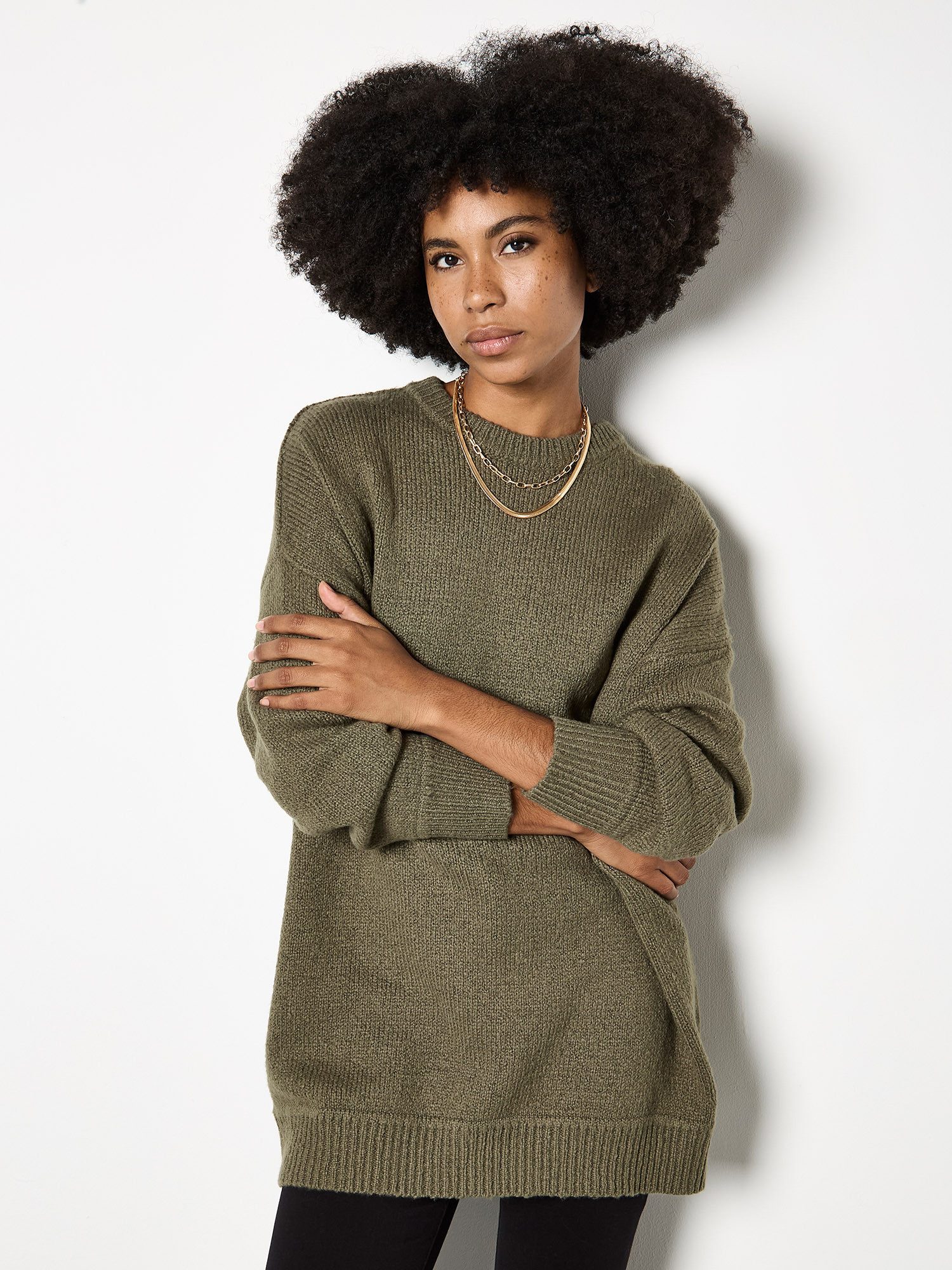 Apricot Strickpullover Strickpullover im Oversized-Stil günstig online kaufen