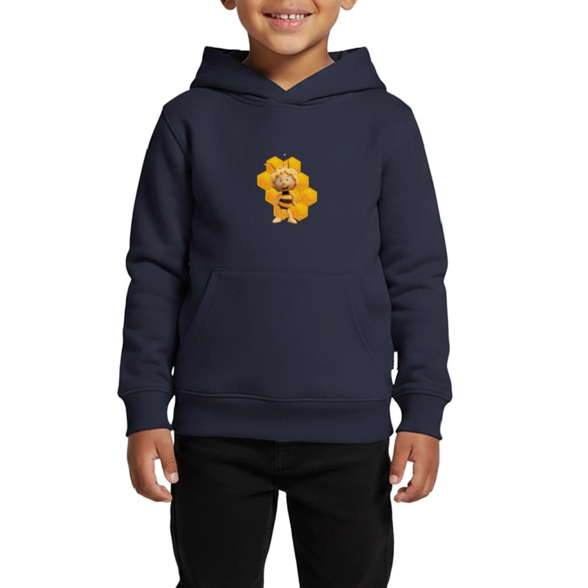 Hoodie Die Biene Maja 3 Maja Mit Bienenwabe Kinder Premium Hoodie