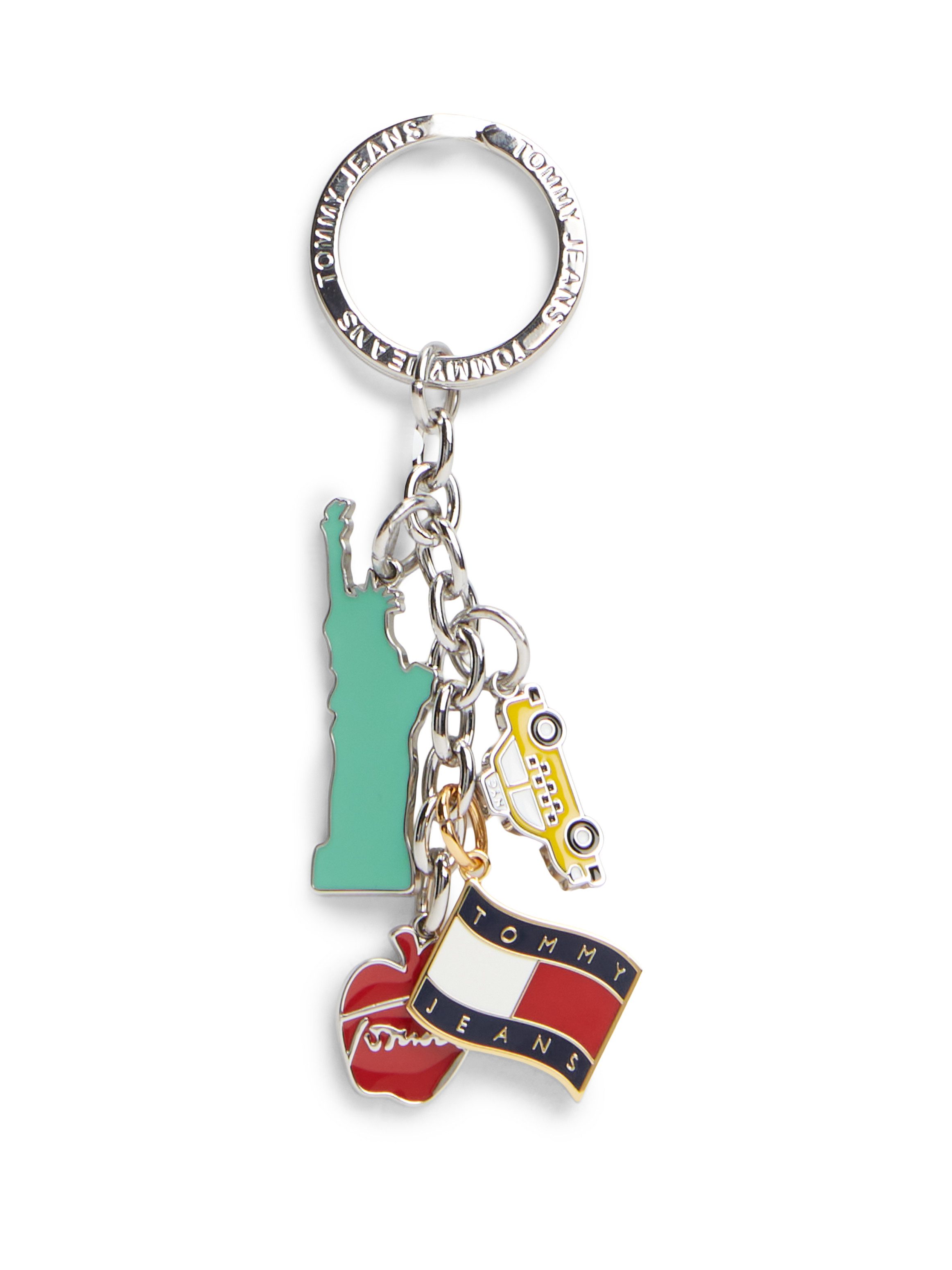 Tommy Jeans Taschenanhänger TJM BODEGA KEY FOB Schlüsselanhänge, Bag Chames mit dekortiven Motiven