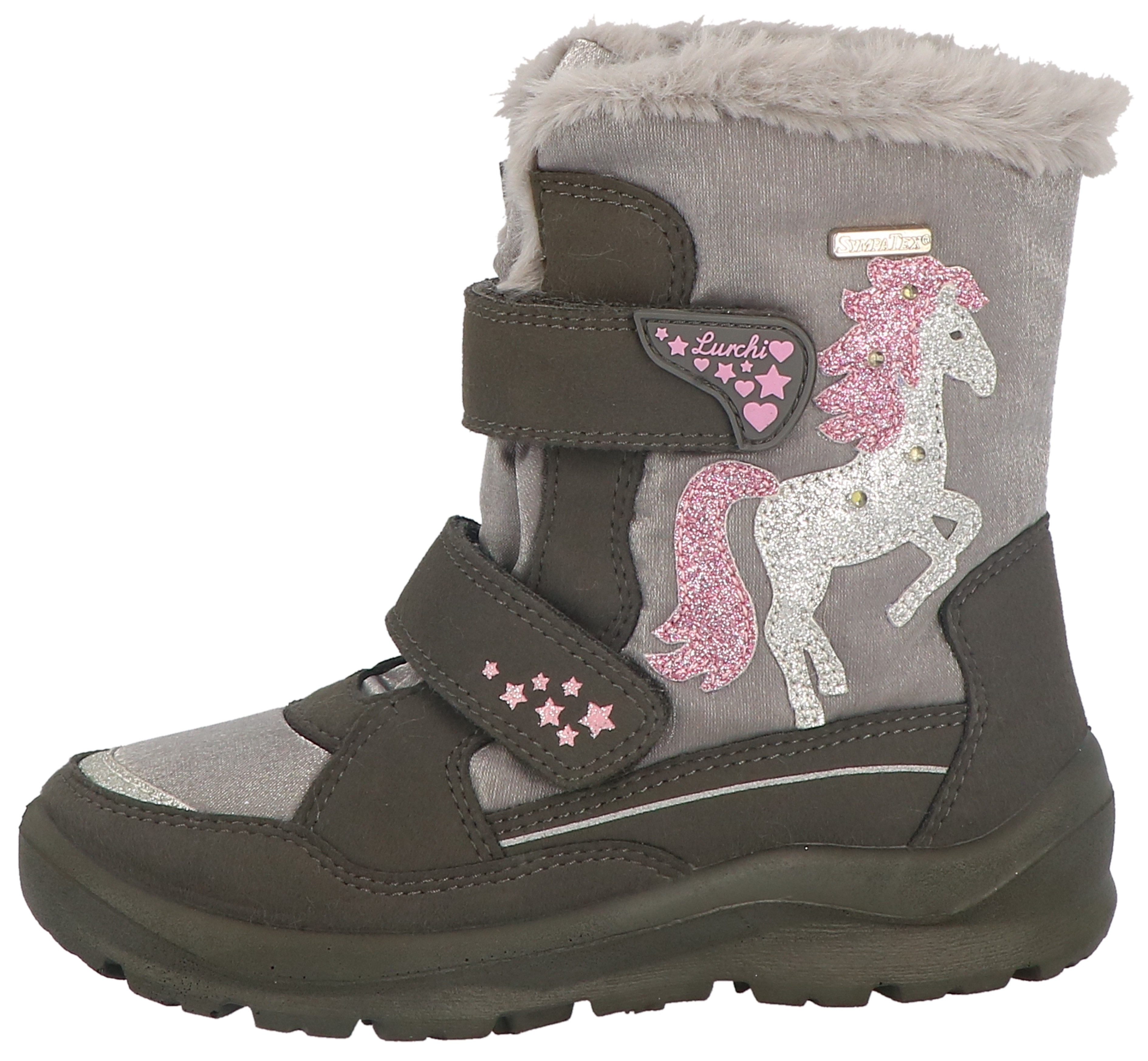 Lurchi Kanani-SYMPATEX Blinkschuh Winterstiefel Winterboots mit Blinkfunktion, Größenschablone zum Download