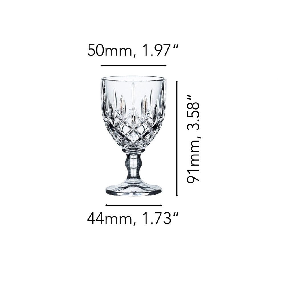Nachtmann Schnapsglas Nachtmann Noblesse Likörglas 4er Set, Kristallglas