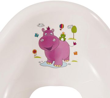 keeeper Töpfchen Hippo, weiß, (Set, 3-tlg), Kinderpflege-Set - Töpfchen, Toilettensitz und Tritthocker