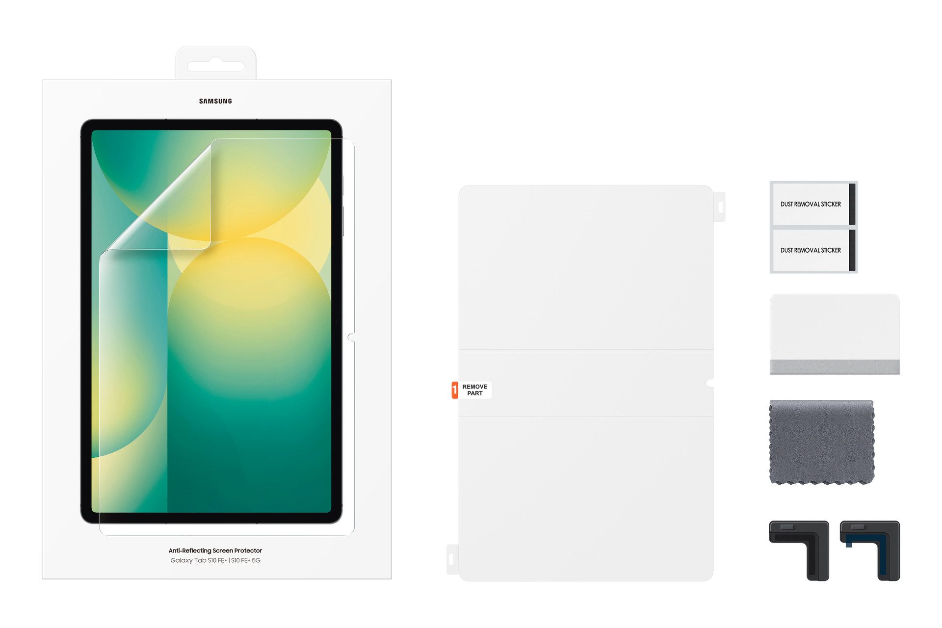 Samsung Displayschutzglas Anti-Reflecting Screen Protector für Samsung Galaxy Tab S10 FE+, Displayschutzfolie, Schutzfolie, Bildschirmschutz, kratz- & stoßfest – Bild 3 von 3