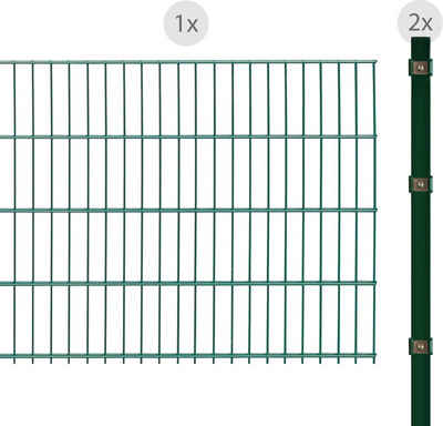 Arvotec Doppelstabmattenzaun ESSENTIAL 83 zum Einbetonieren, (Set), Zaunhöhe 83 cm, Zaunlänge 2 - 60 m