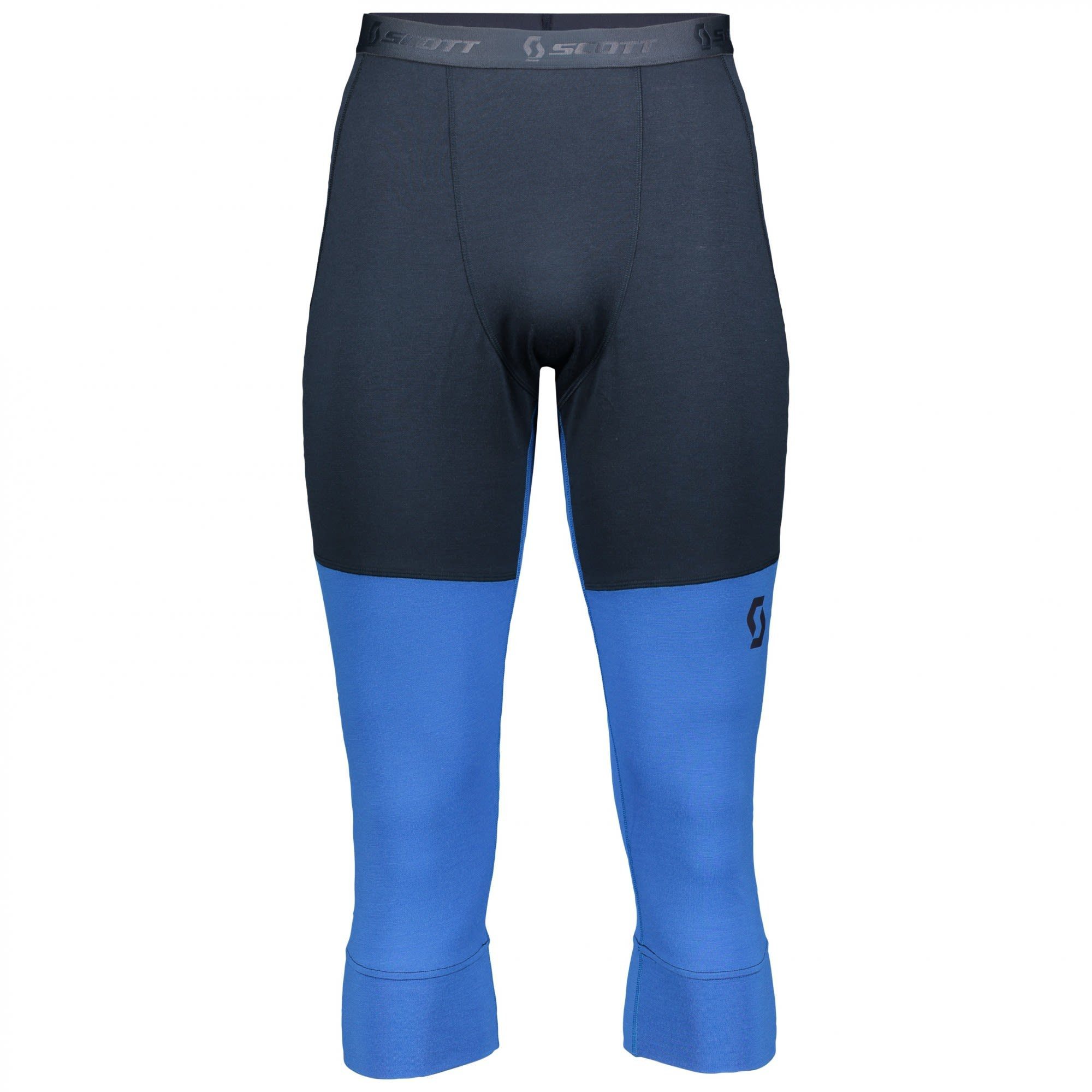 Scott Pants Blue Lange Unterhose Dark - Defined Blue Skydive Herren Lange Merino Scott M