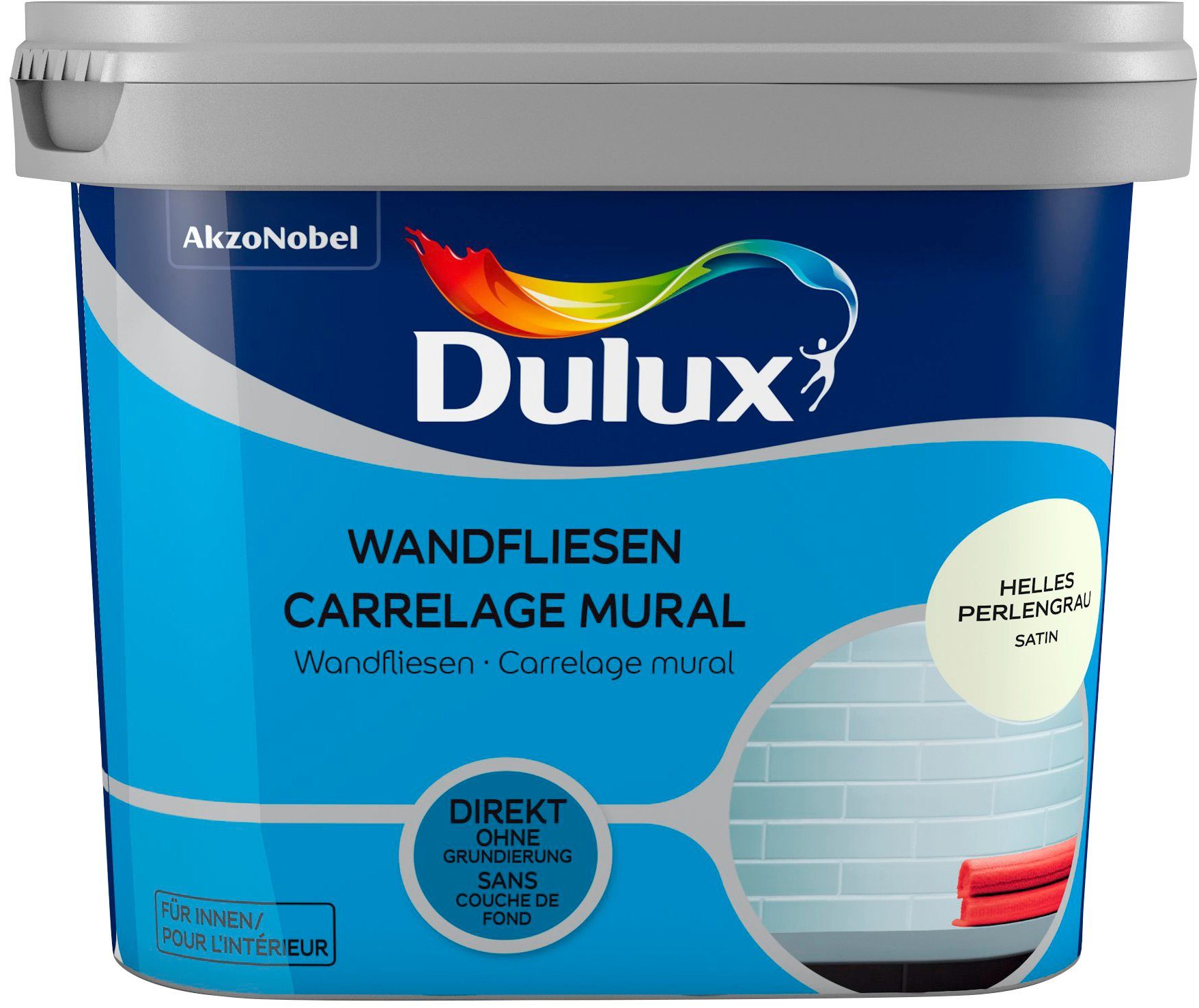 Dulux Fliesenlack Fresh Up, perlgrau 0,75 l