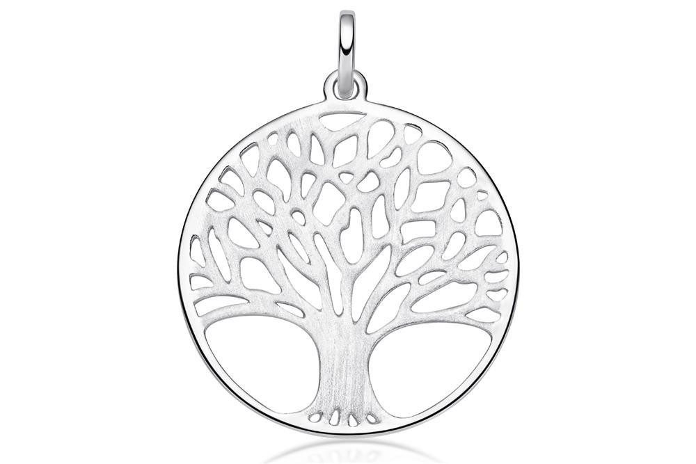 Kettenanhänger Anhänger Lebensbaum, groß - 925 Silber