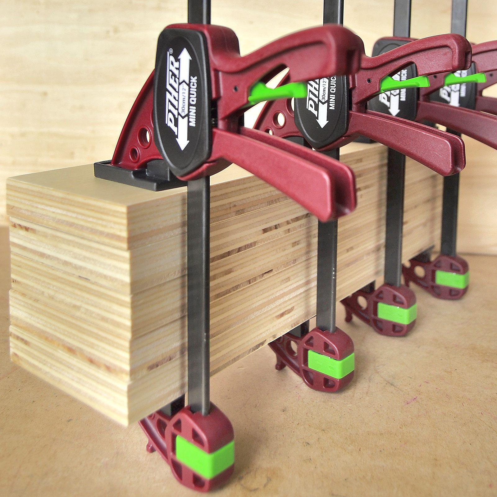 Piher Schraubzwinge Piher Mini Quick Einhandzwinge 15 cm, (Einzeln)