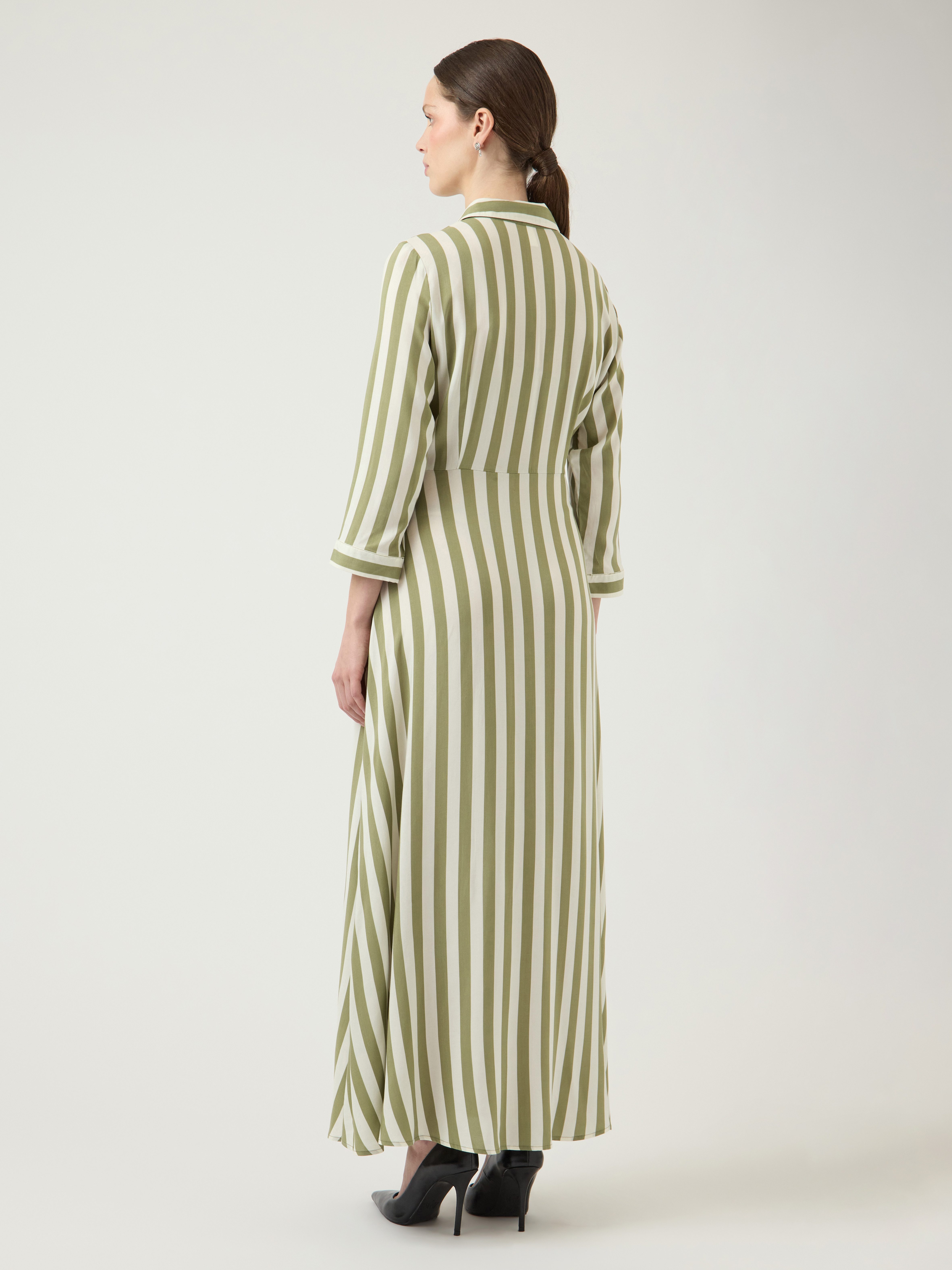 Y.A.S Hemdblusenkleid YASSAVANNA LONG SHIRT DRESS Sommerkleid, mit 3/4 Ärmel