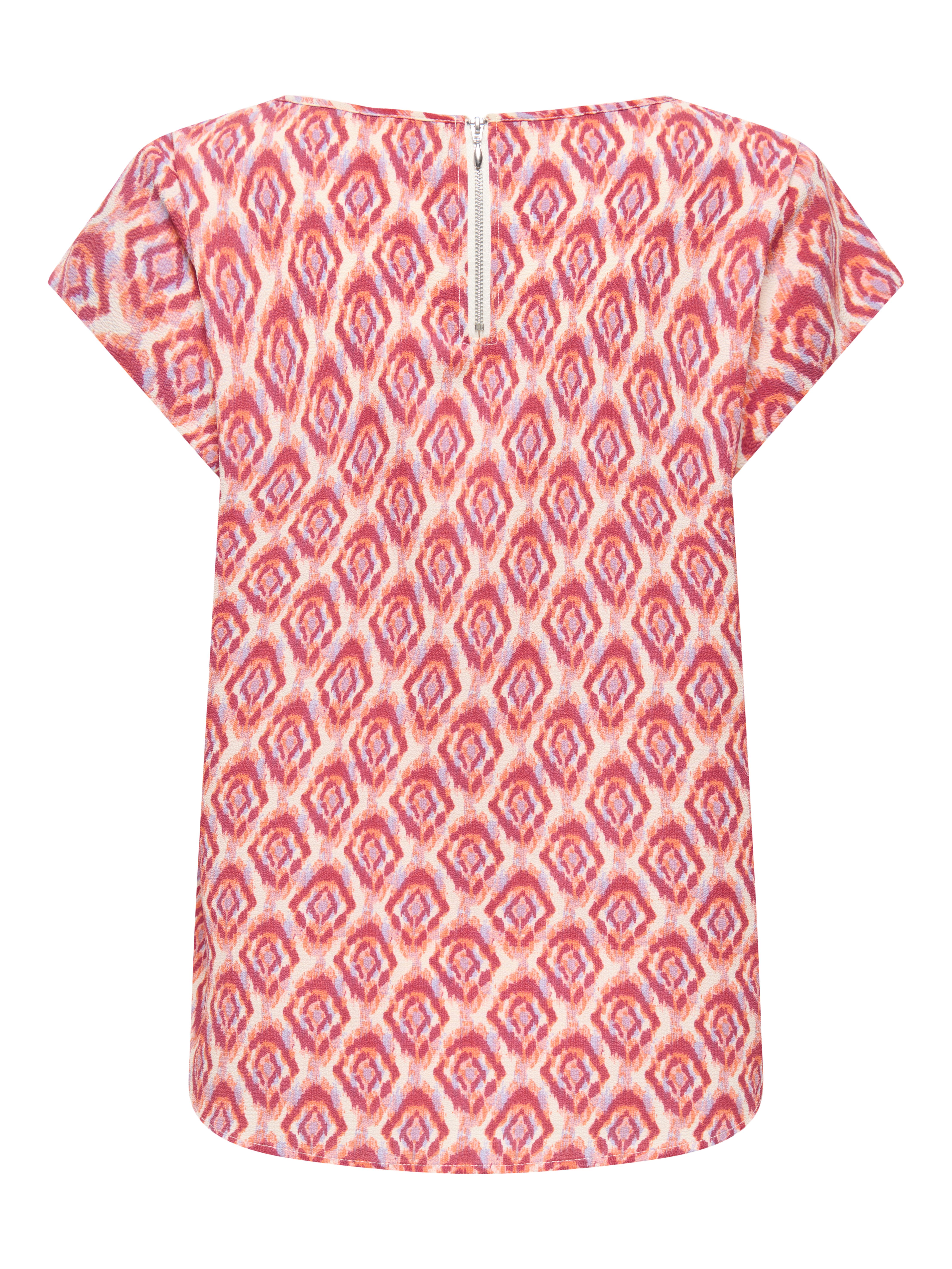 ONLY Shirtbluse ONLVIC S/S AOP TOP NOOS PTM mit Allover Druck – Bild 3 von 4