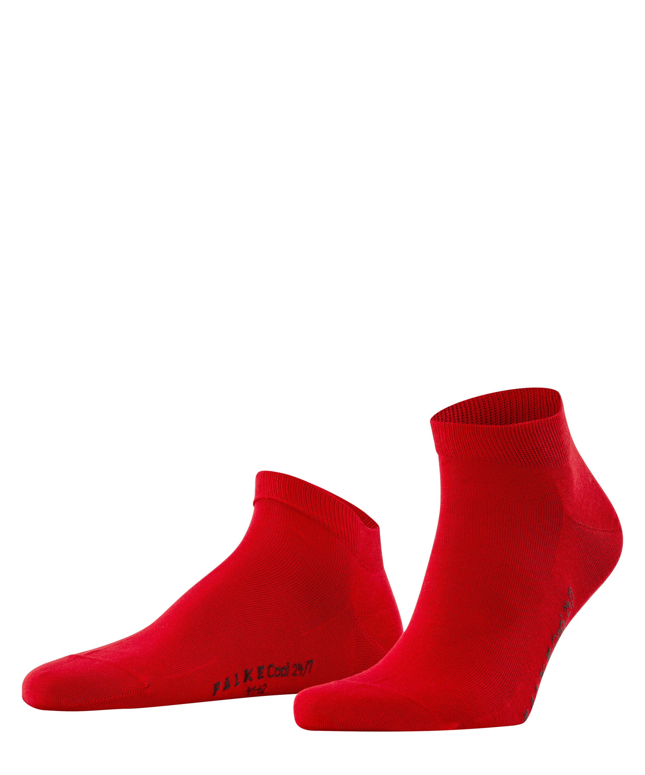 FALKE Sneakersocken Cool 24/7 (1-Paar) kühlend scarlet (8280)