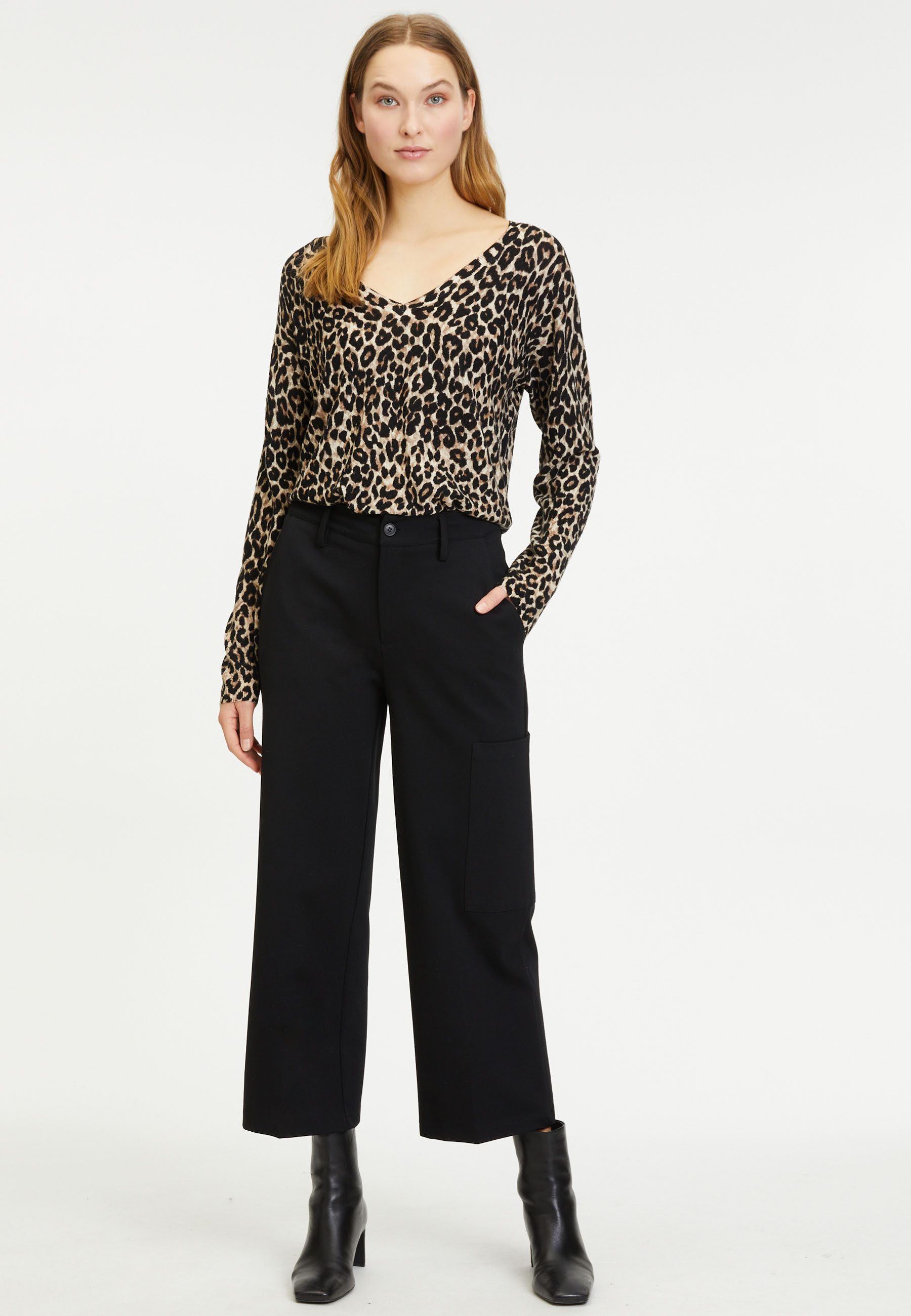 Princess goes Hollywood Strickpullover Structure Pullover With Print