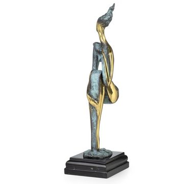 Moritz Dekofigur Bronzefigur Weiblicher Akt abstrakt, Bronzefigur Figuren Skulptur für Regal Vitrine Schreibtisch Deko