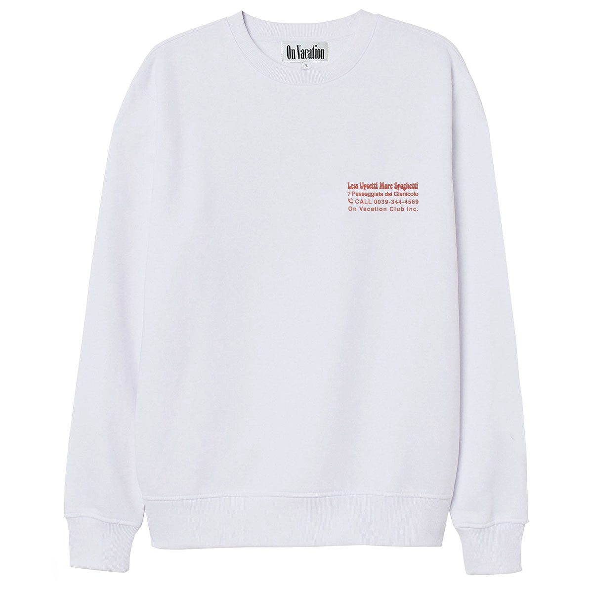 On Vacation Club Sweater Less Upsetti