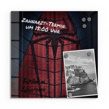 DEQORI Magnettafel 'Spider-Man Nahaufnahme', Whiteboard Pinnwand beschreibbar