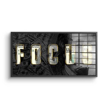DOTCOMCANVAS® Acrylglasbild, Acrylglasbild, motivation, Motivierende Zitate, Panorama