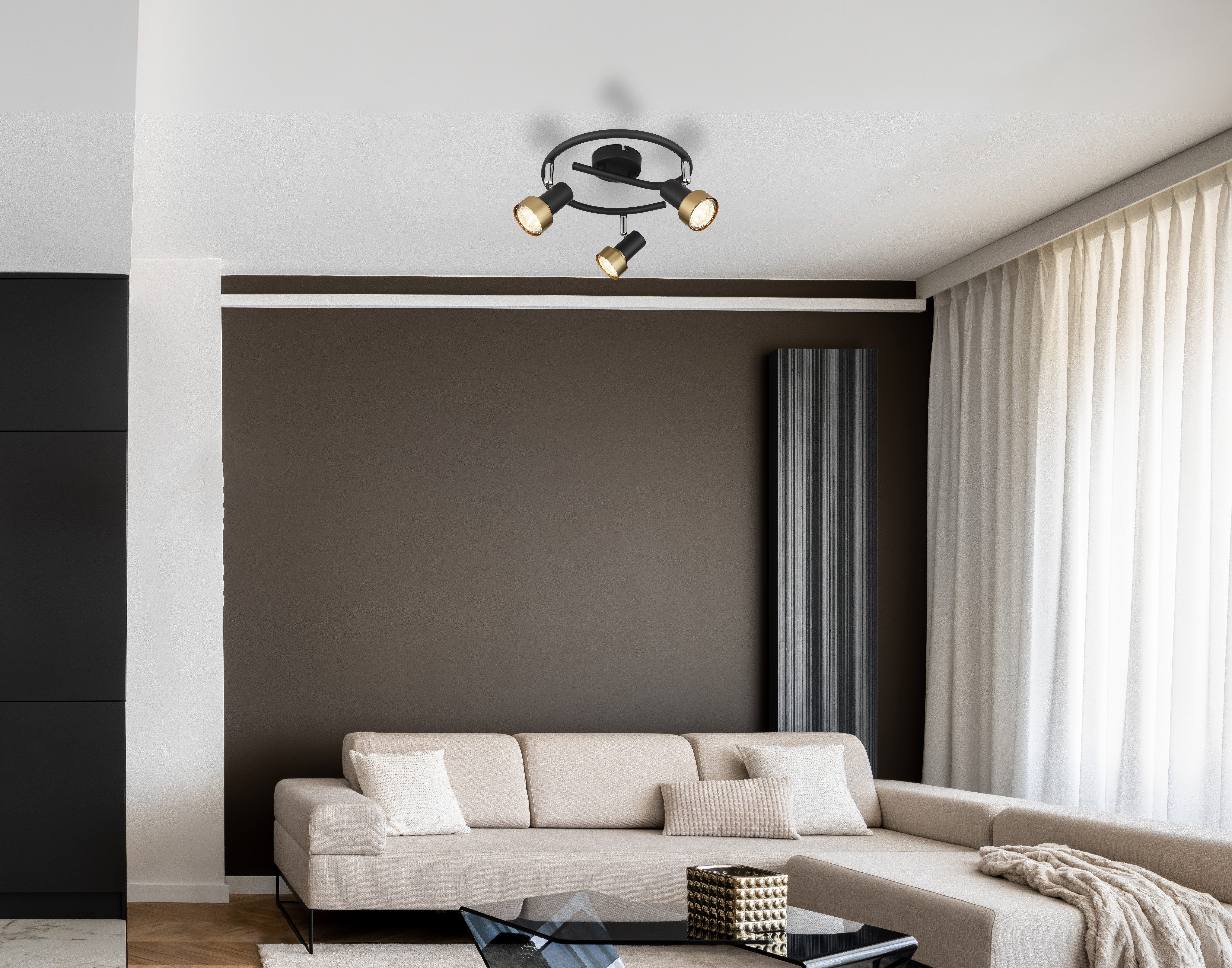 GLOBO LIGHTING Deckenstrahler MASON, ohne Leuchtmittel, Spot Deckenspot Flur Schlafzimmer Wohnzimmer