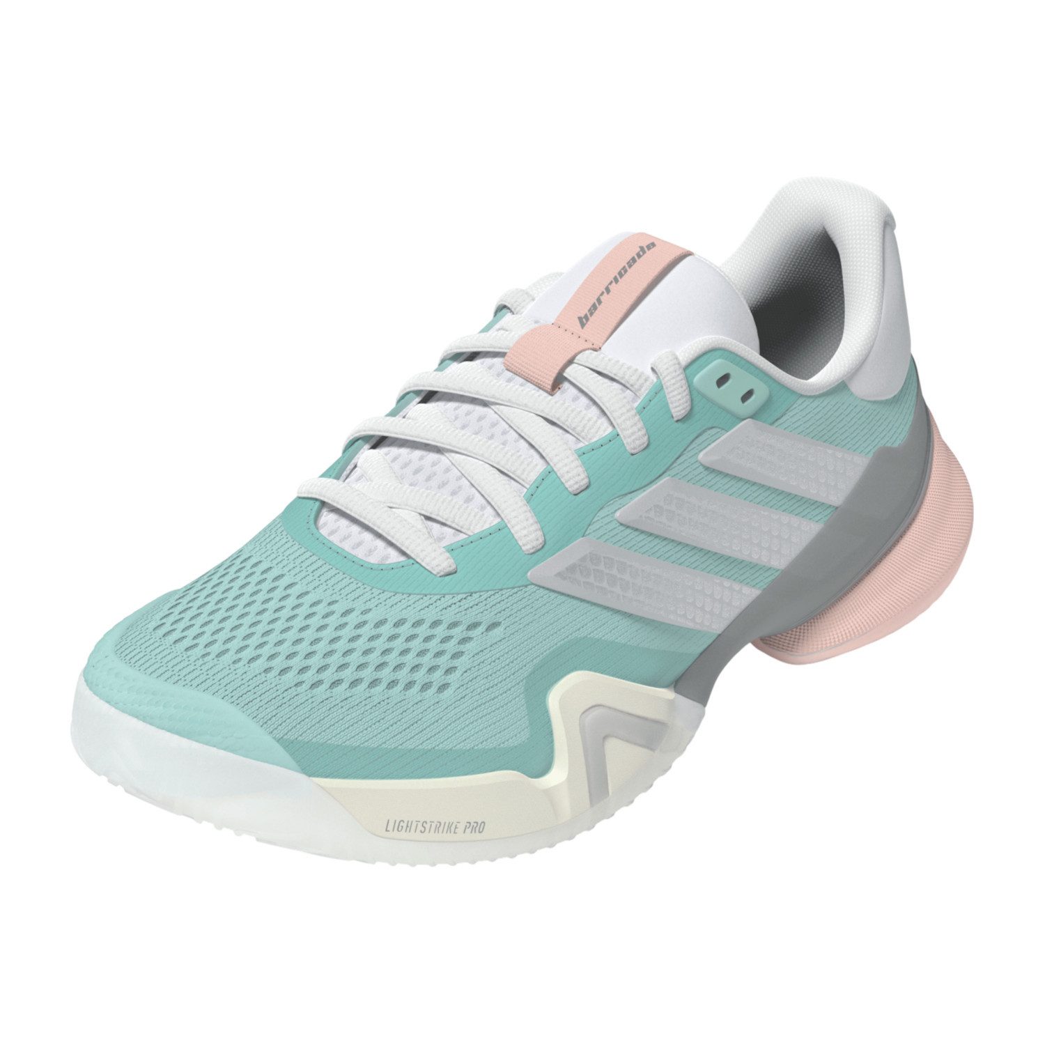 adidas Performance Barricade 14 Allcourt (Stabil) 2026 mintgrün/weiss/silber Damen Tennisschuh