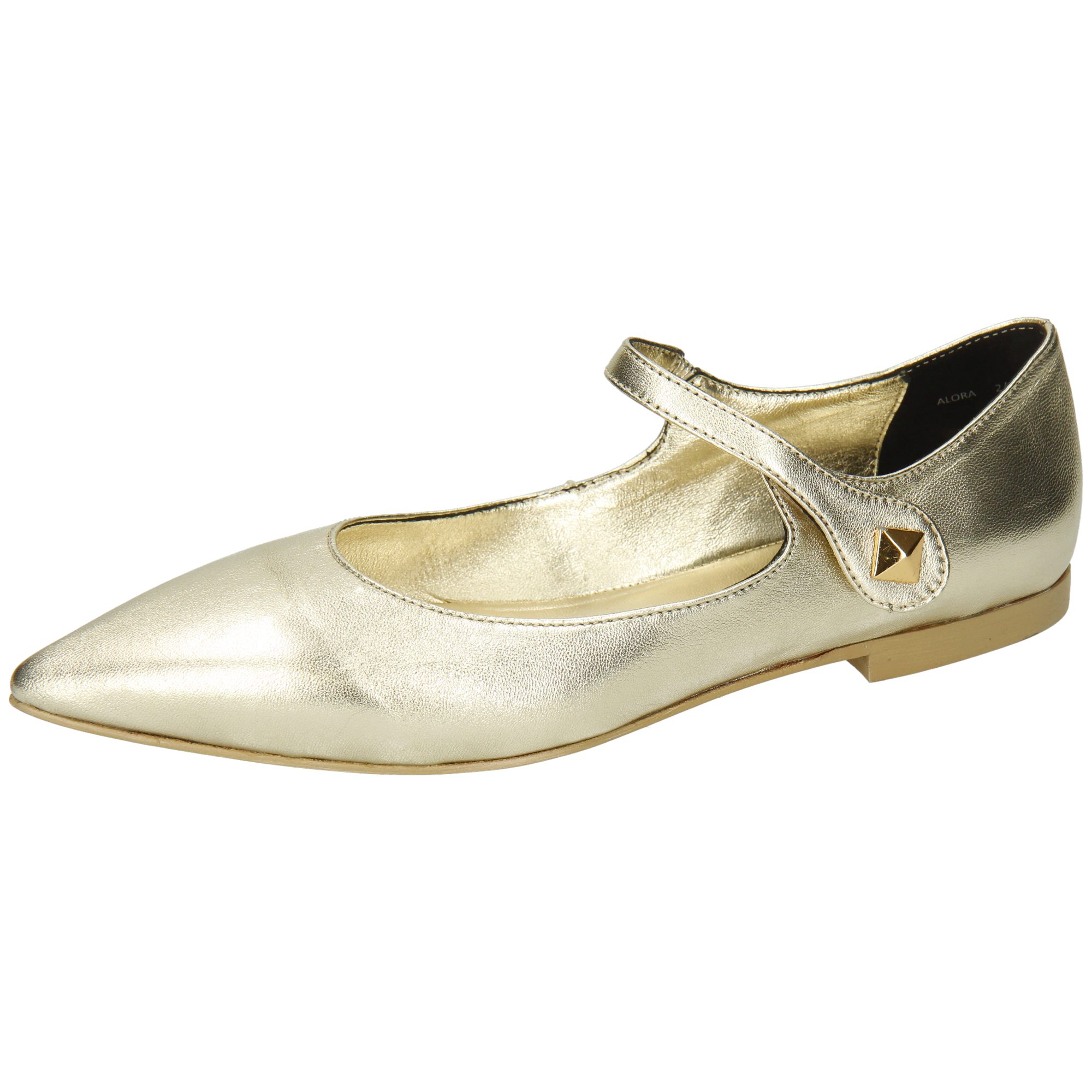 Ballerines Femme Melvin & Hamilton Alora 1 - Cuir - Bout Pointu - Talon Plat - Semelle Cuir/Gomme - Fait Main