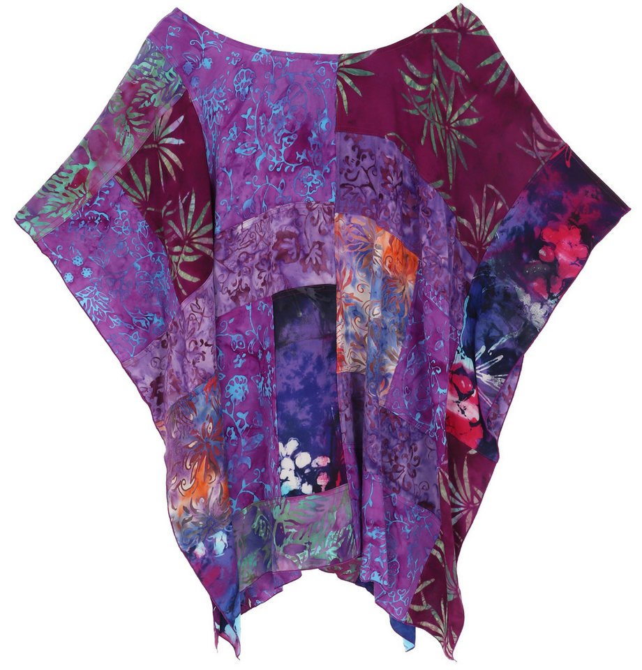 Guru-Shop Longbluse Tunika für starke Frauen, Strandbluse,.. alternative Bekleidung