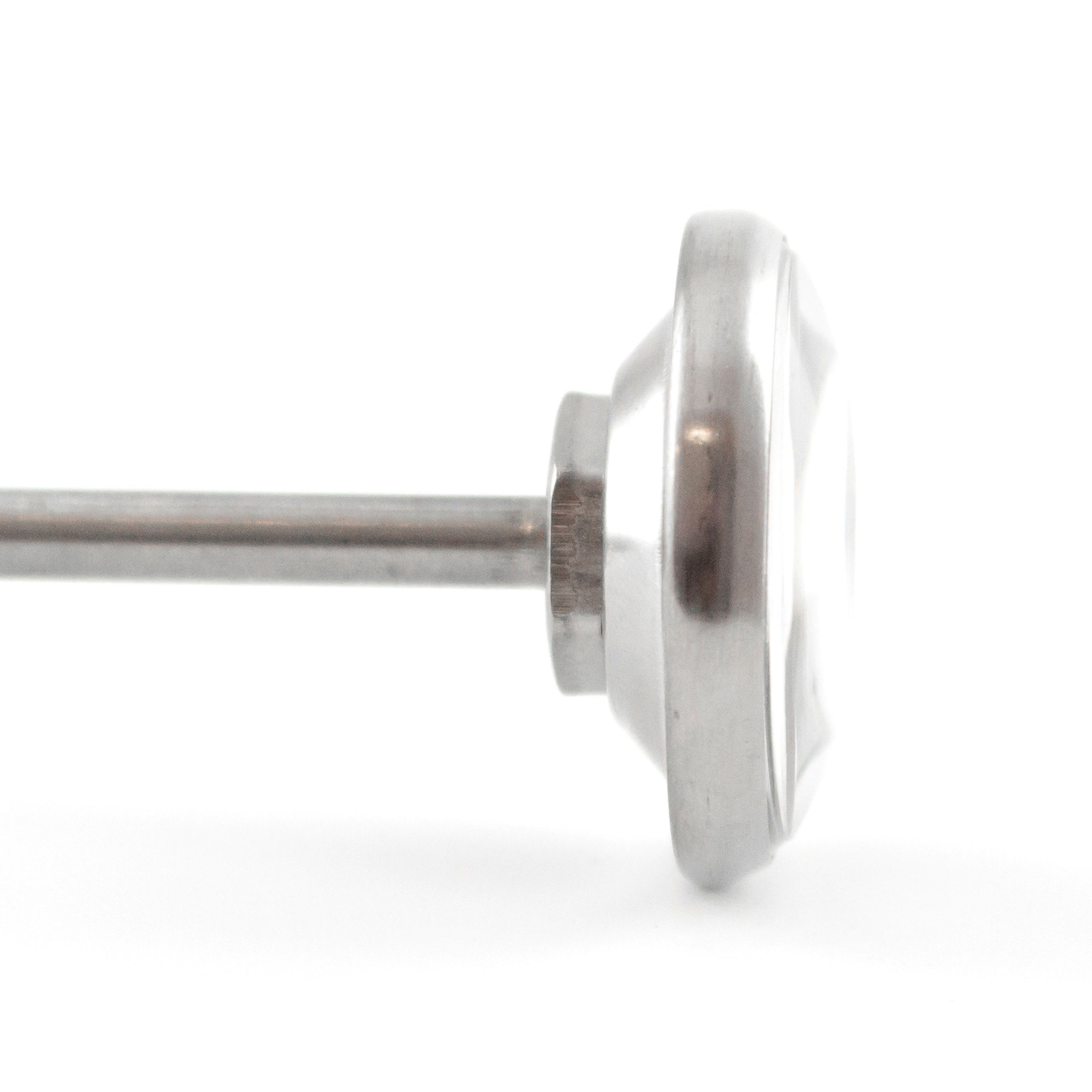 Lantelme Kompostbeschleuniger Kompostthermometer 12,5cm Kompost Rotte Thermometer, (1-St), mit Clip, Edelstahl, Wasserdicht, Fühlerabdeckung bis 100 Grad Celsius