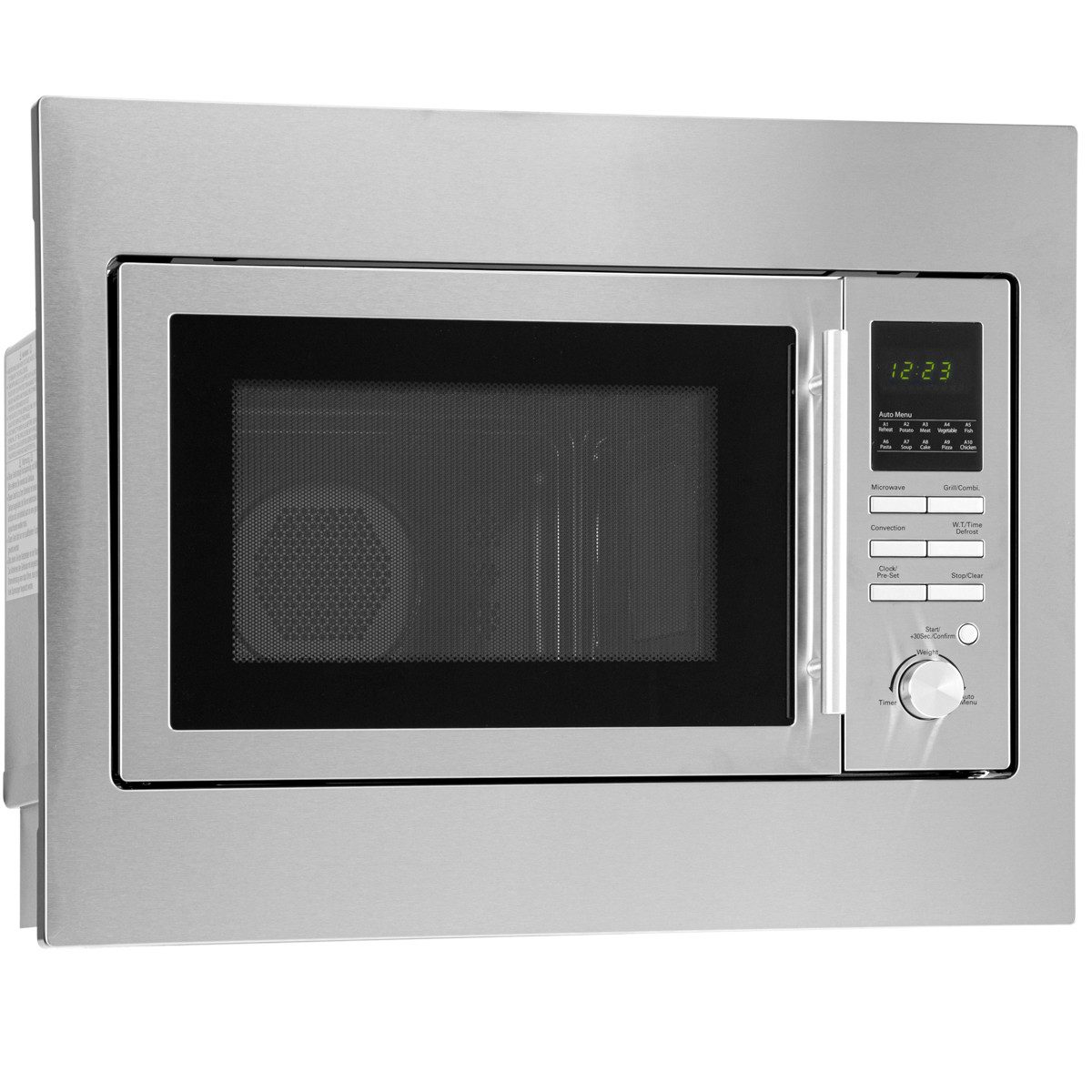 BOMANN Einbau-Mikrowelle MWG 2216 H EB, 25L, mit Grill und Heißluft, 10 Programme