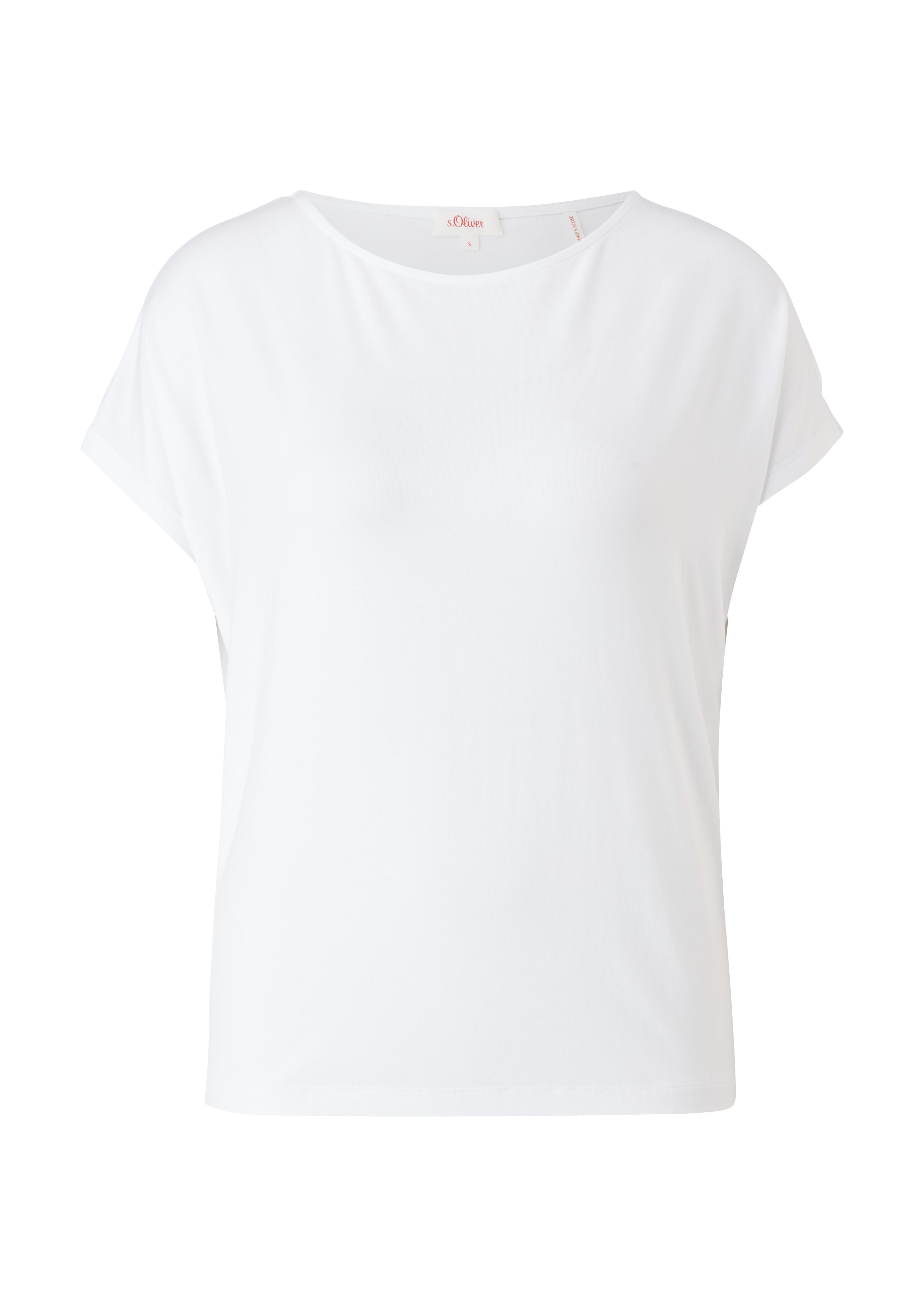 s.Oliver T-Shirt mit Markenlabel