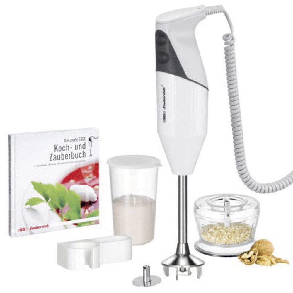 ESGE Stabmixer ESGE M160 G Stabmixer 160 W mit Zerkleinereraufsatz, mit Mixbecher Wei, 160.00 W