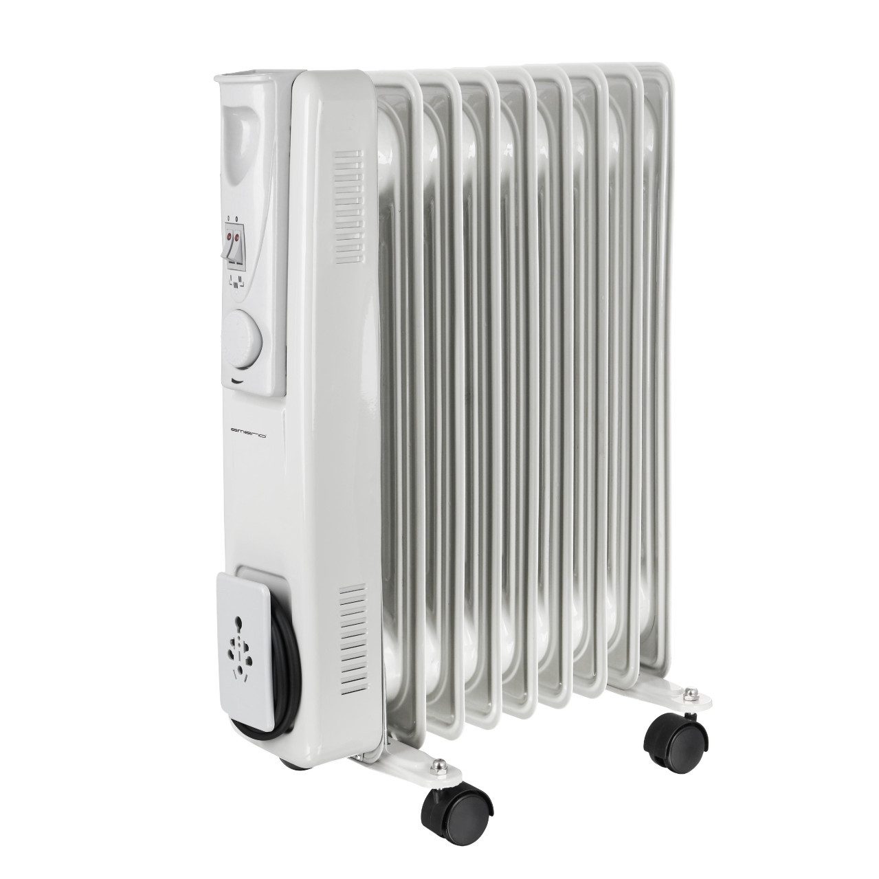 Emerio Ölradiator emerio Ölradiator weiß 9 Rippen, 2000 Watt