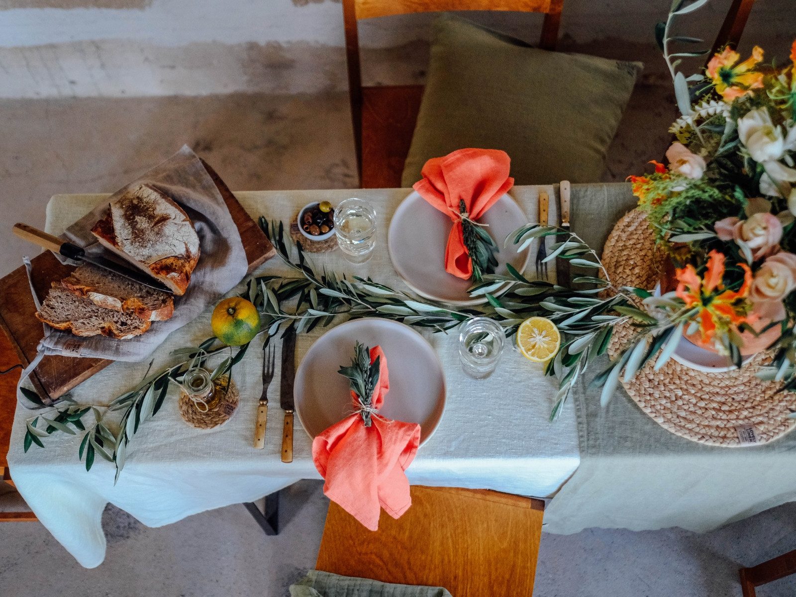 Lovely Linen Tischdecke Lovely Tischdecke lemon sorbet 145x300cm