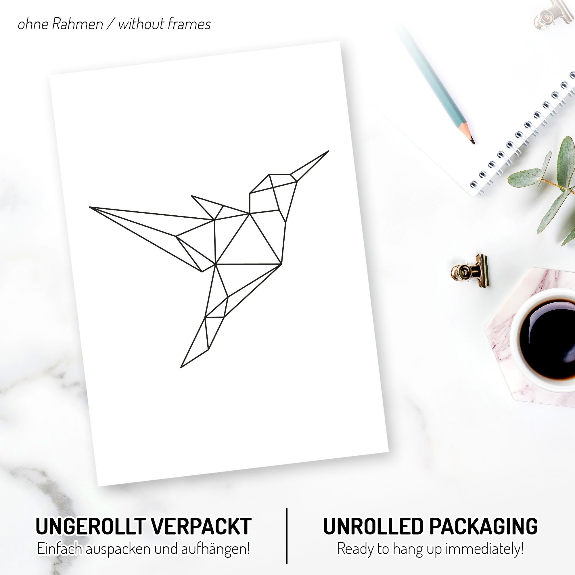 Kreative Feder Poster, Natur, Minimalismus, minimalistisch, günstig online kaufen
