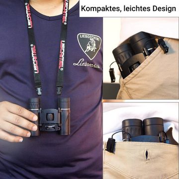 JOEAIS Ferngläser Mini Fernglas Binoculars Erwachsene Kinder mit Nachtsicht Fernglas (10x22 Kleines Fernglass Taschenfernglas für Reisen Vogelbeobachtung)