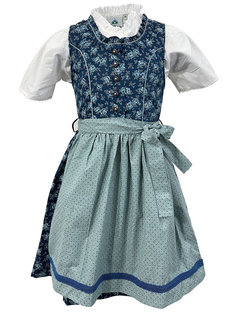 Dirndl Isar-Trachten Kinder Dirndl 'Emma' 3-tlg. mit Blus