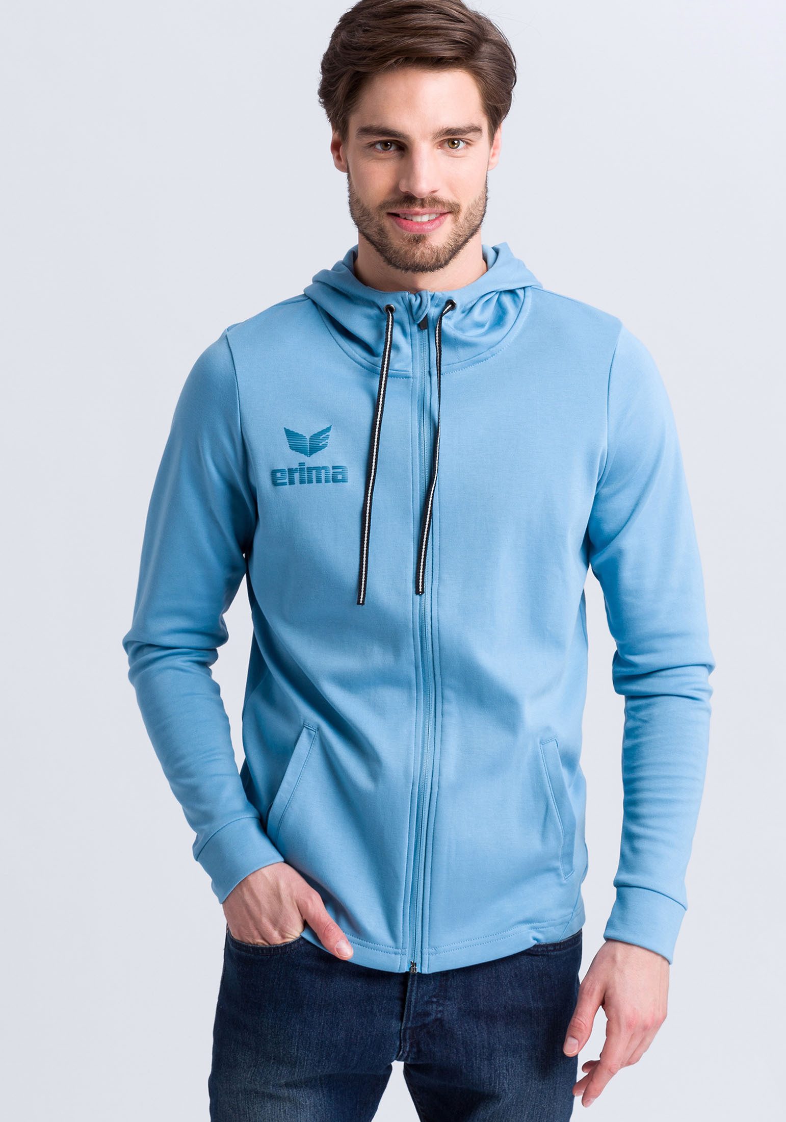 Erima Sweatjacke Herren Essential Kapuzensweatjacke