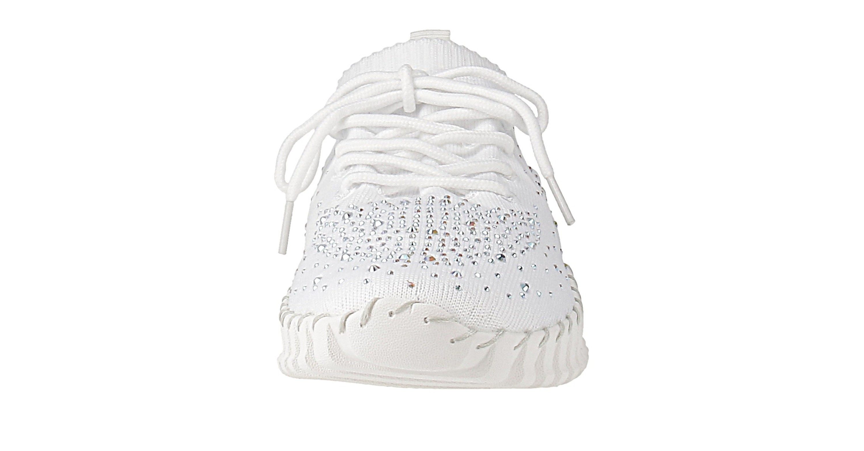 BERNIE MEV Bernie Mev Gravity Crystals - Damen Sneaker - White Sneaker