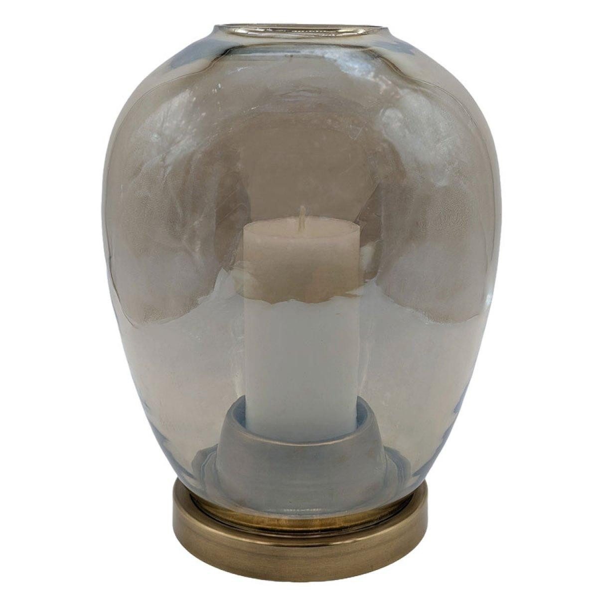 Lambert Kerzenhalter Windlicht Belle Glas Metall (35,5cm)