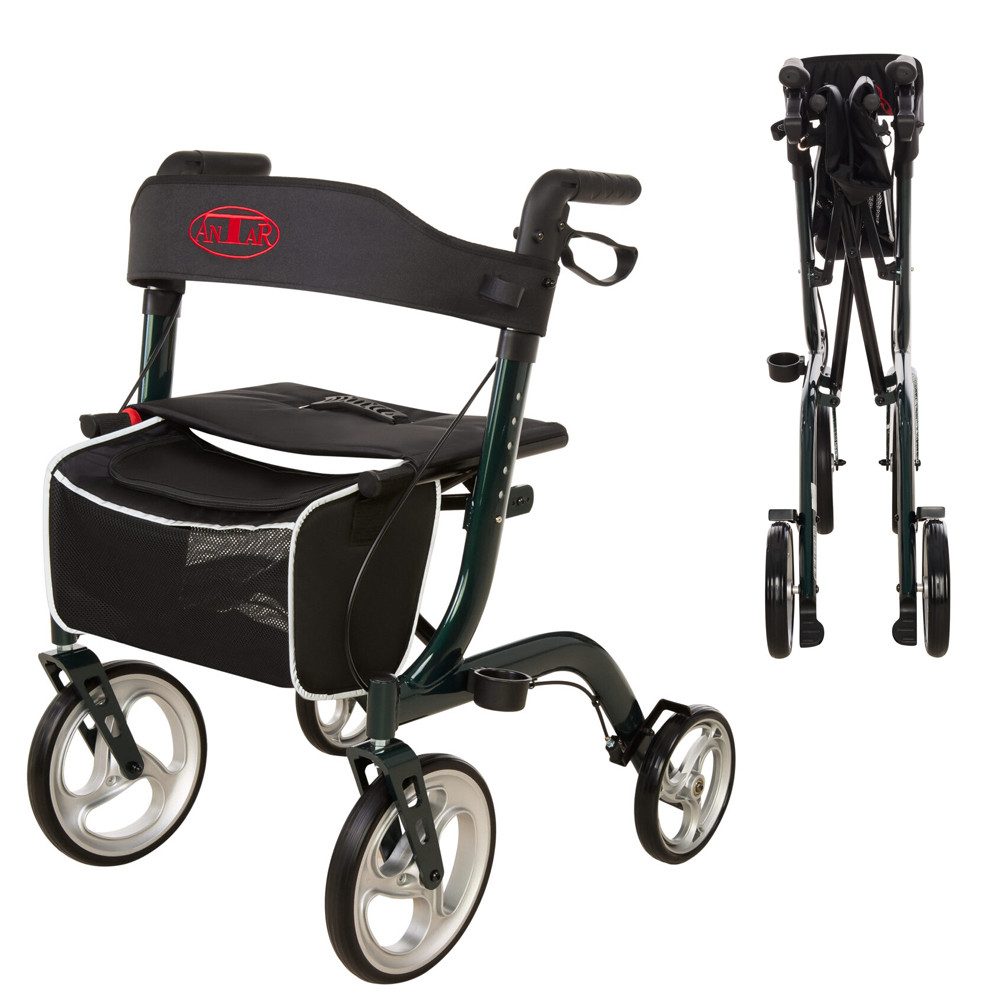 Antar Rollator Langlebigkeit und Stabilität, Große, stabile Räder