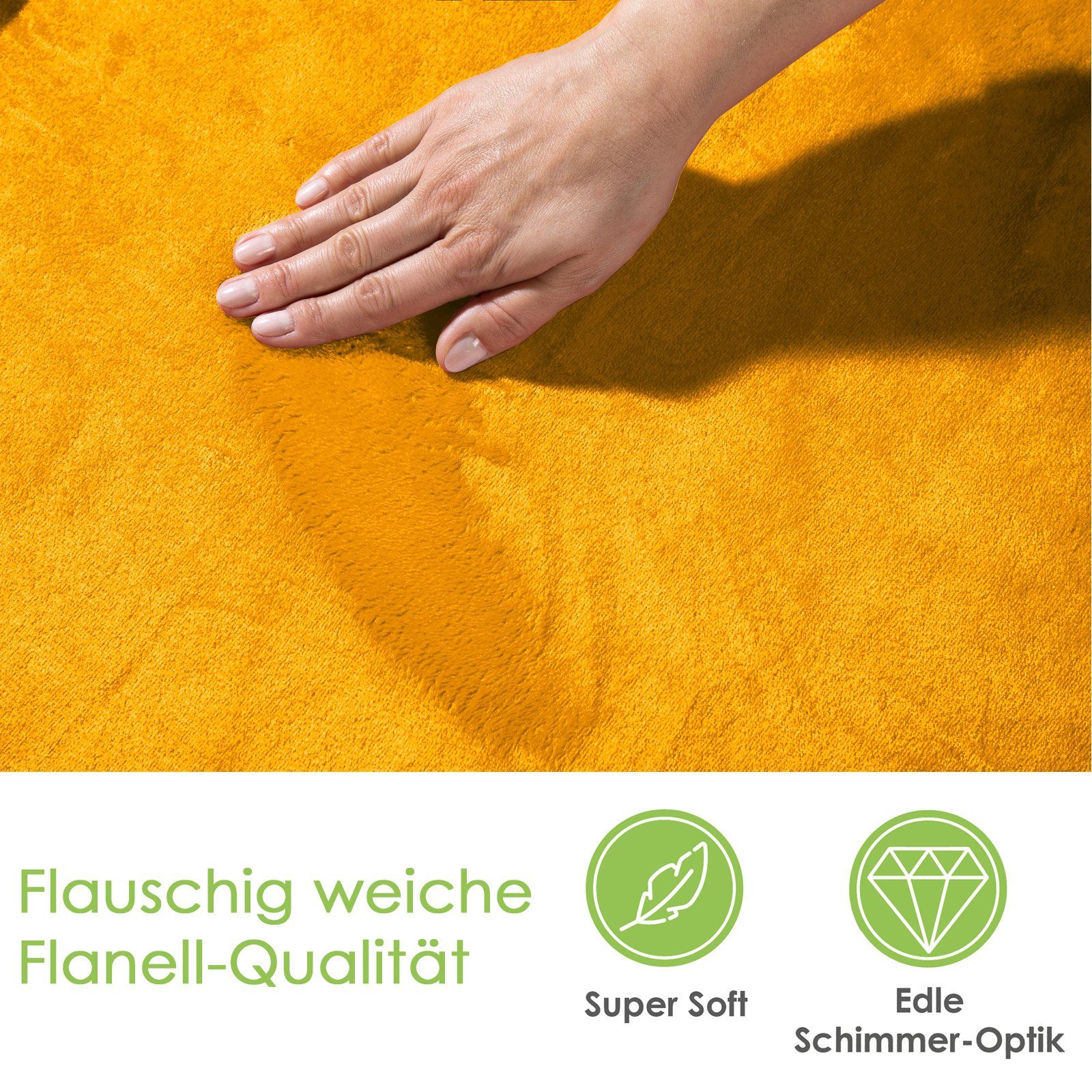 Wohndecke Premium Super Soft Flanell Kuscheldecke Sofadecke, heimtexland, super weich und flauschig, Allergiker geeignet, atmungsaktiv – Bild 2 von 5