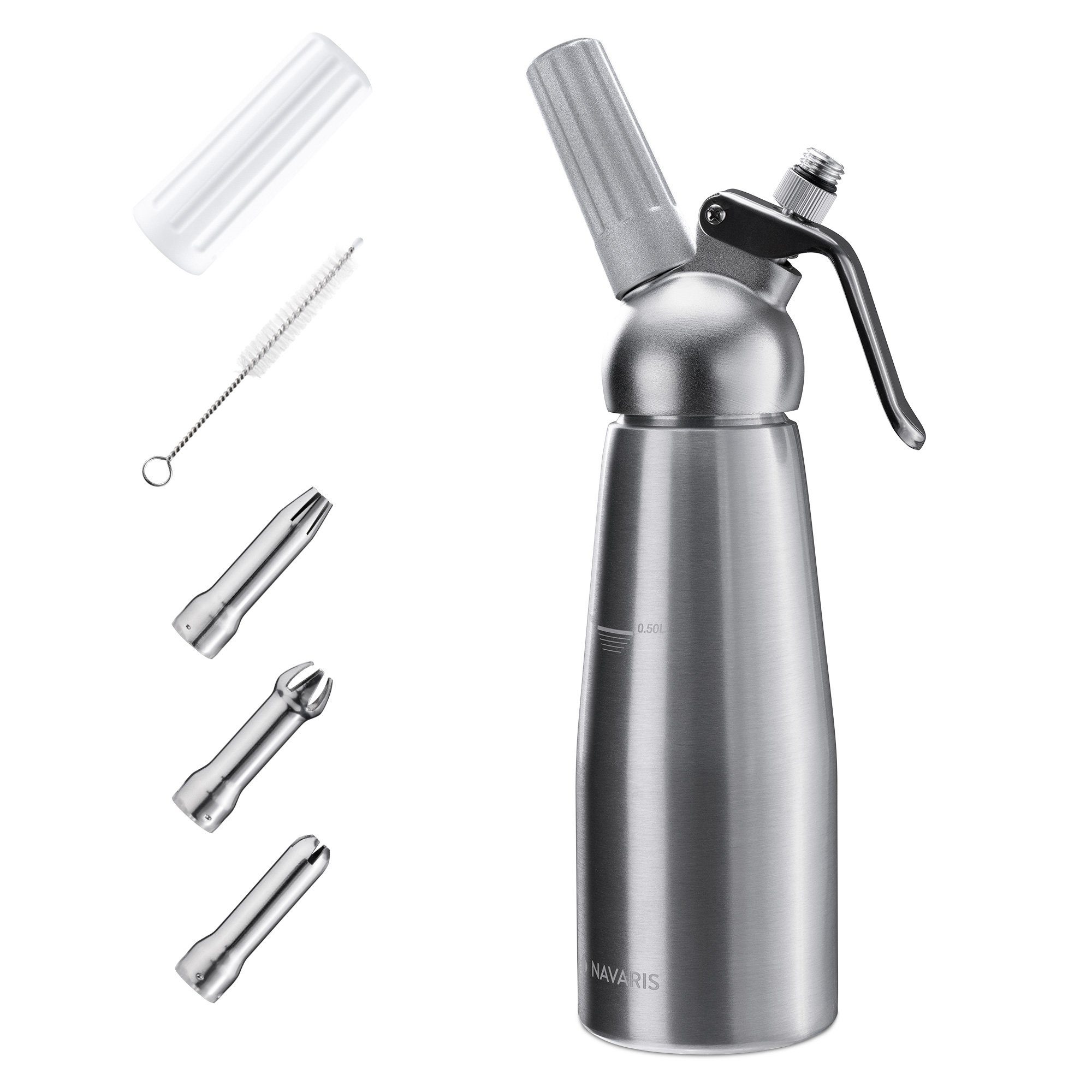Mastrad Mousse & Sauces – Fouet En Inox 0,5 L – Parfait Pour Vos Crèmes Légères