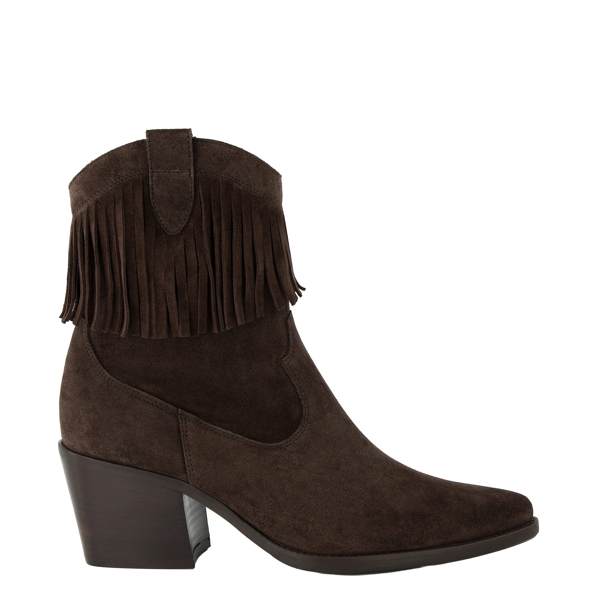 Paul Green 8249-029, Stiefeletten, Dunkelbraun, Damen Stiefelette