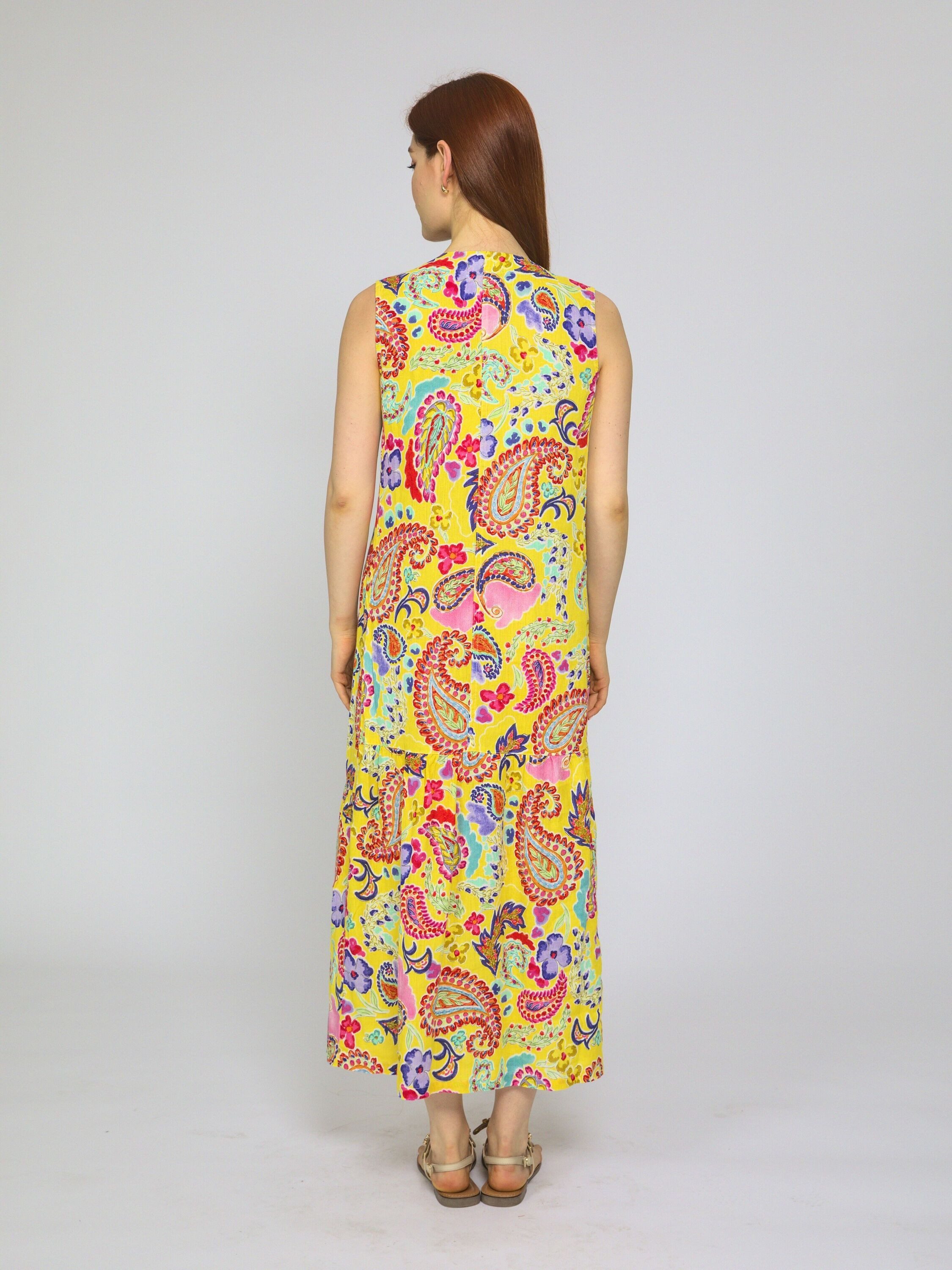 VICCI Germany A-Linien-Kleid (1-tlg) aus Leinen günstig online kaufen