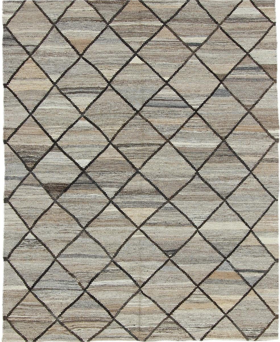 Orientteppich Kelim Afghan Berber Design 150x187 Handgewebter Moderner, Nain Trading, rechteckig, Höhe: 3 mm