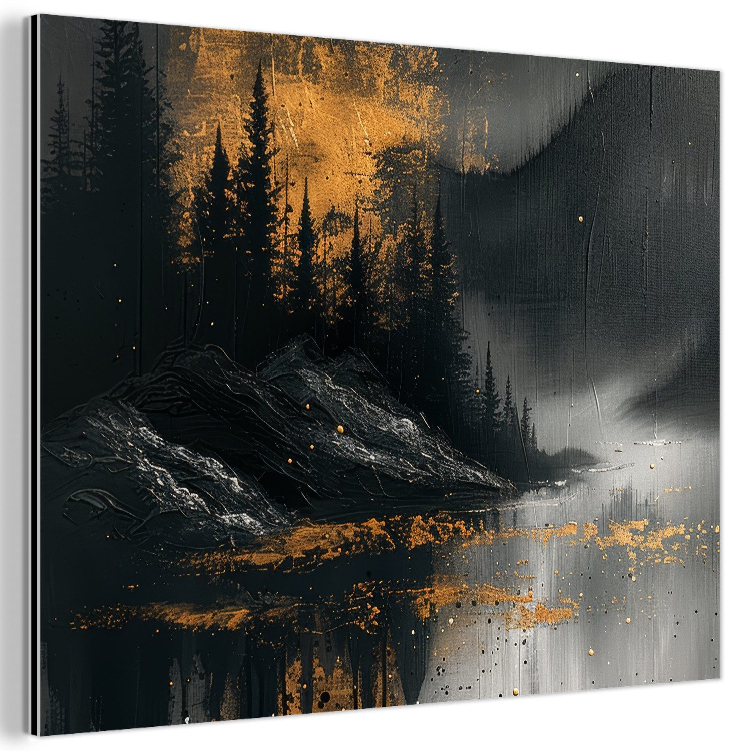 MuchoWow Metallbild Natur - Abstrakt - günstig online kaufen