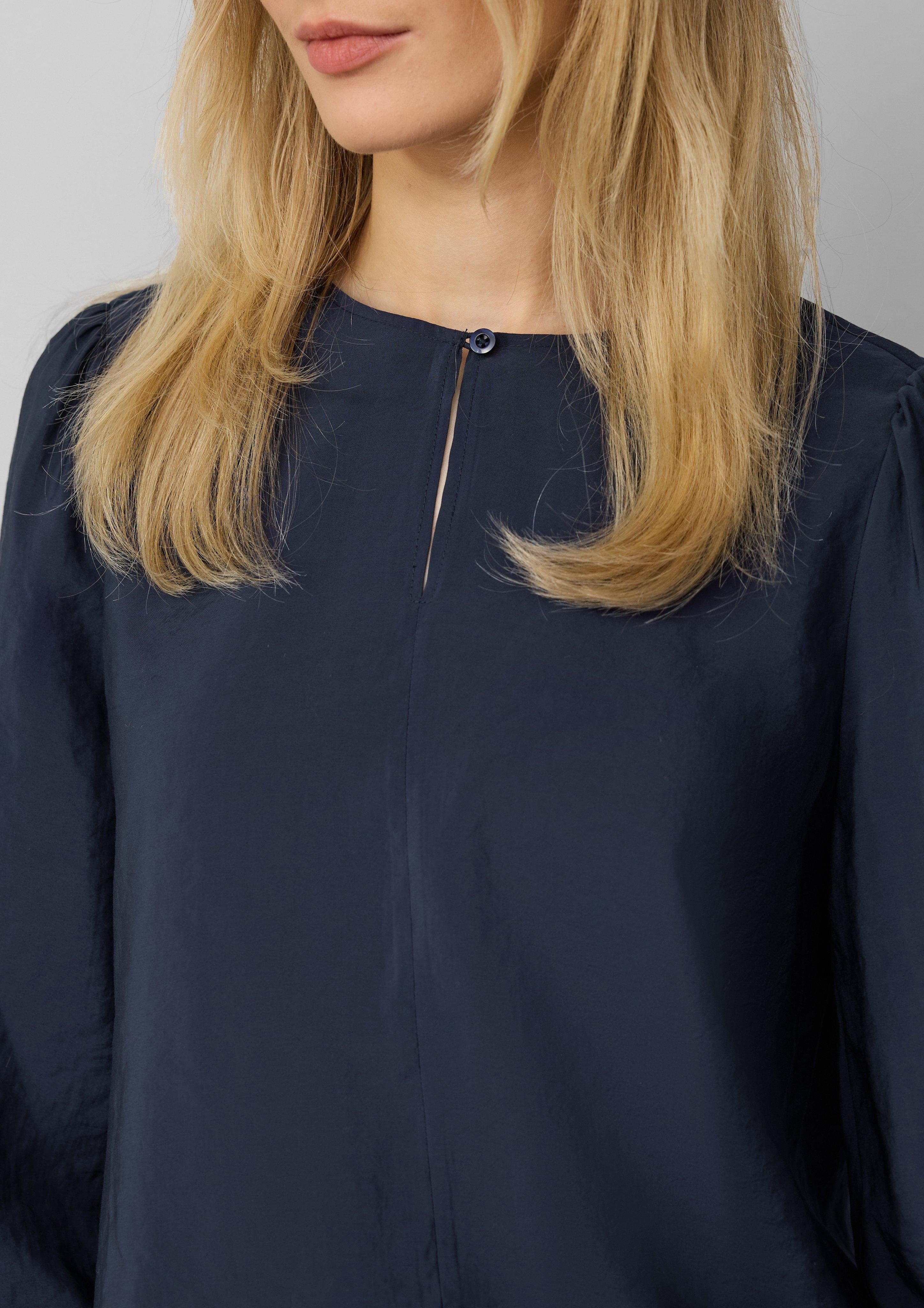 s.Oliver Langarmbluse Bluse mit Puffärmeln im günstig online kaufen