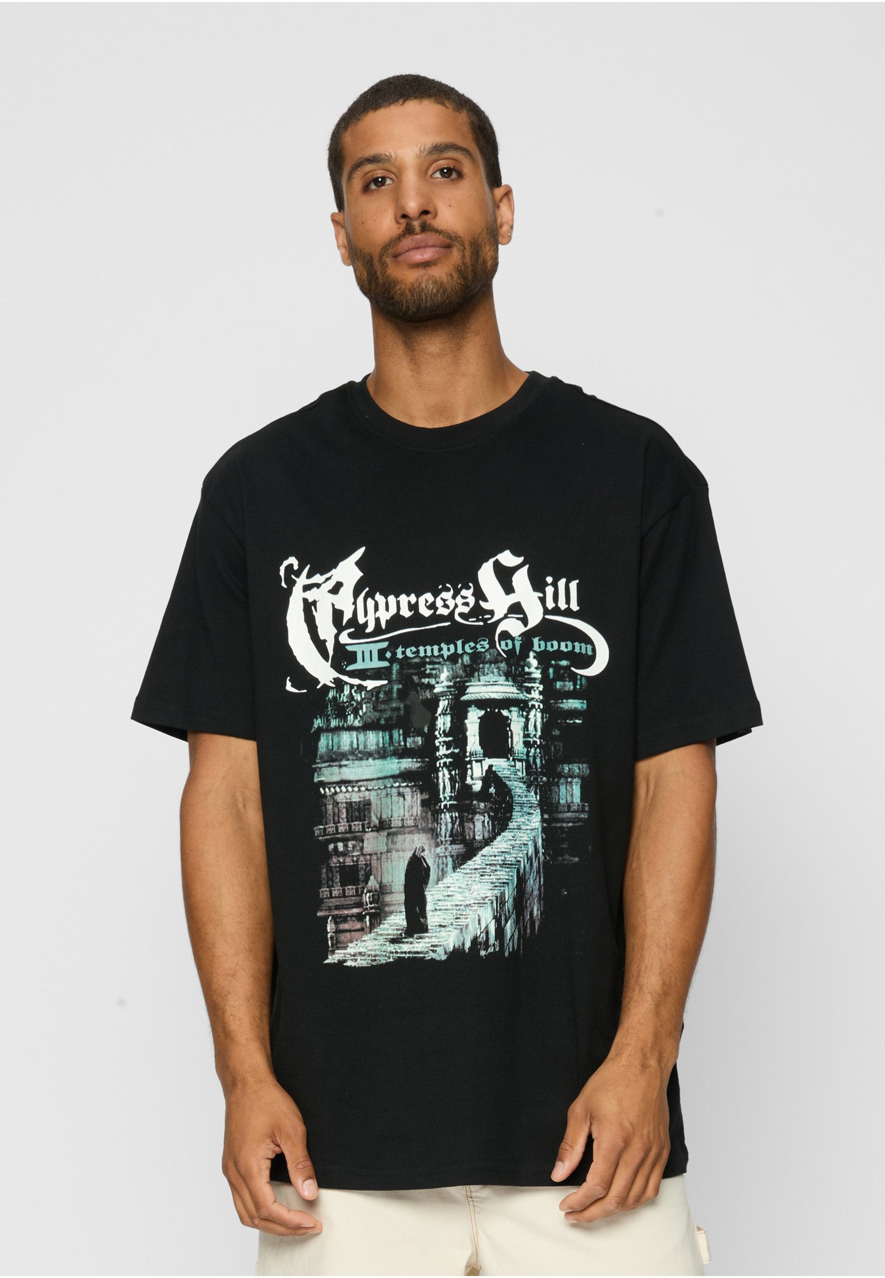 Merchcode T-Shirt Merchcode Herren Cypress Hill Temples of Boom Oversize Tee (1-tlg)