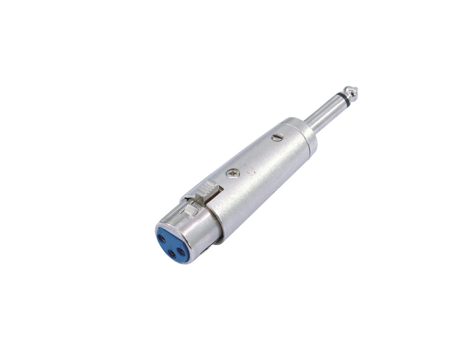 OMNITRONIC Adapter XLR(F)/Klinke(M) mono Audio-Adapter